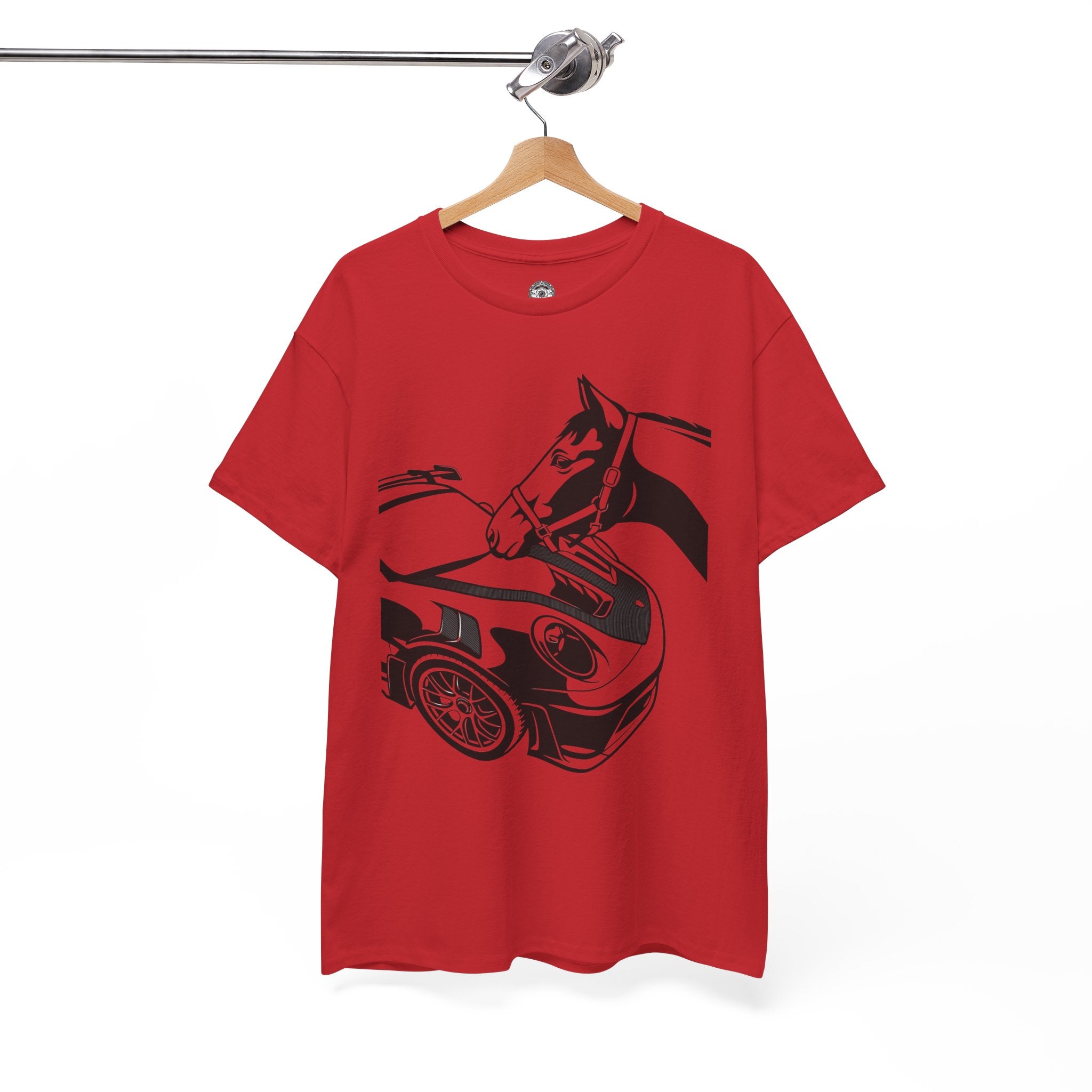 Unisex Heavy Cotton Tee — 992 vs Horse (Viral Video)