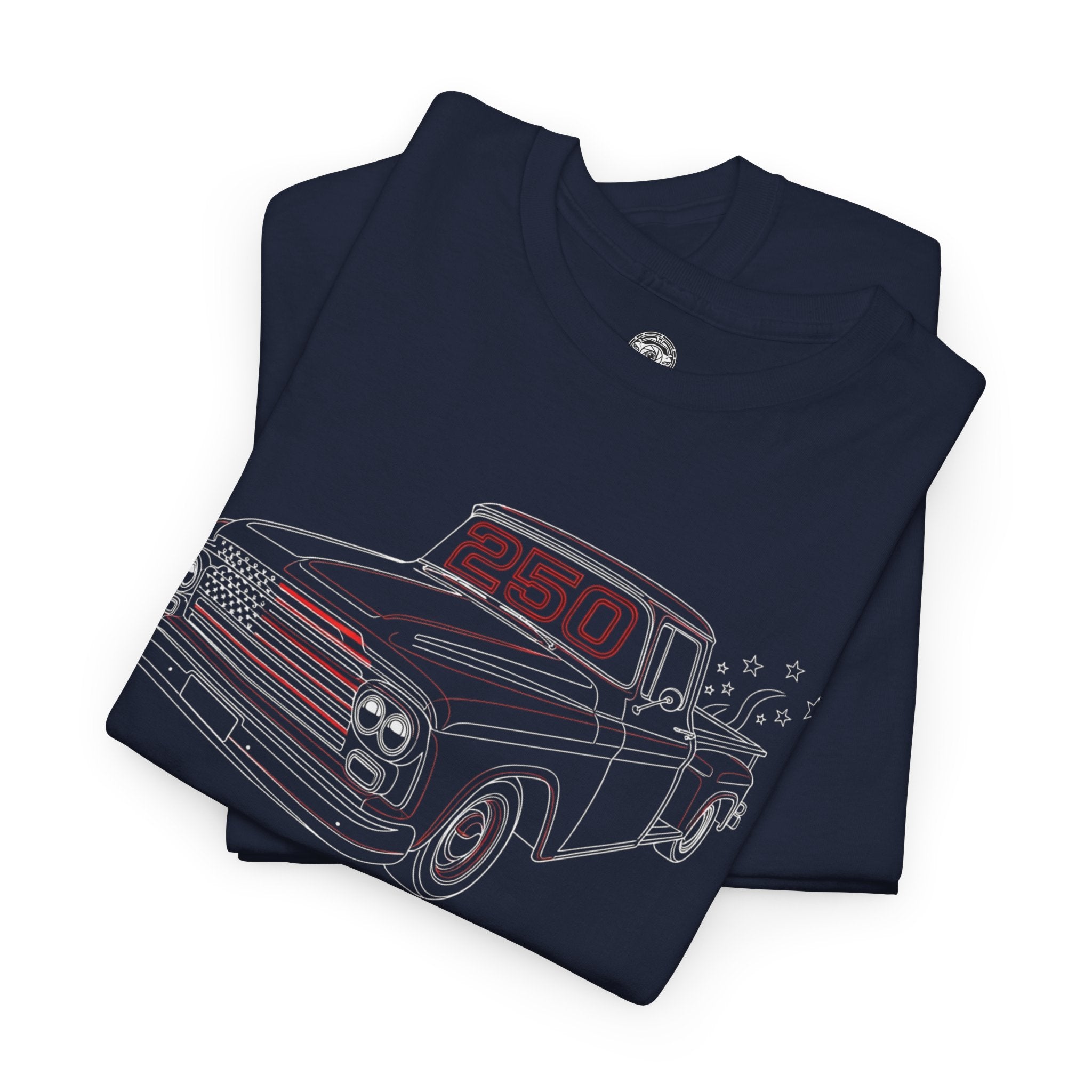 Unisex Heavy Cotton Tee — Driven by Liberty Vintage Truck