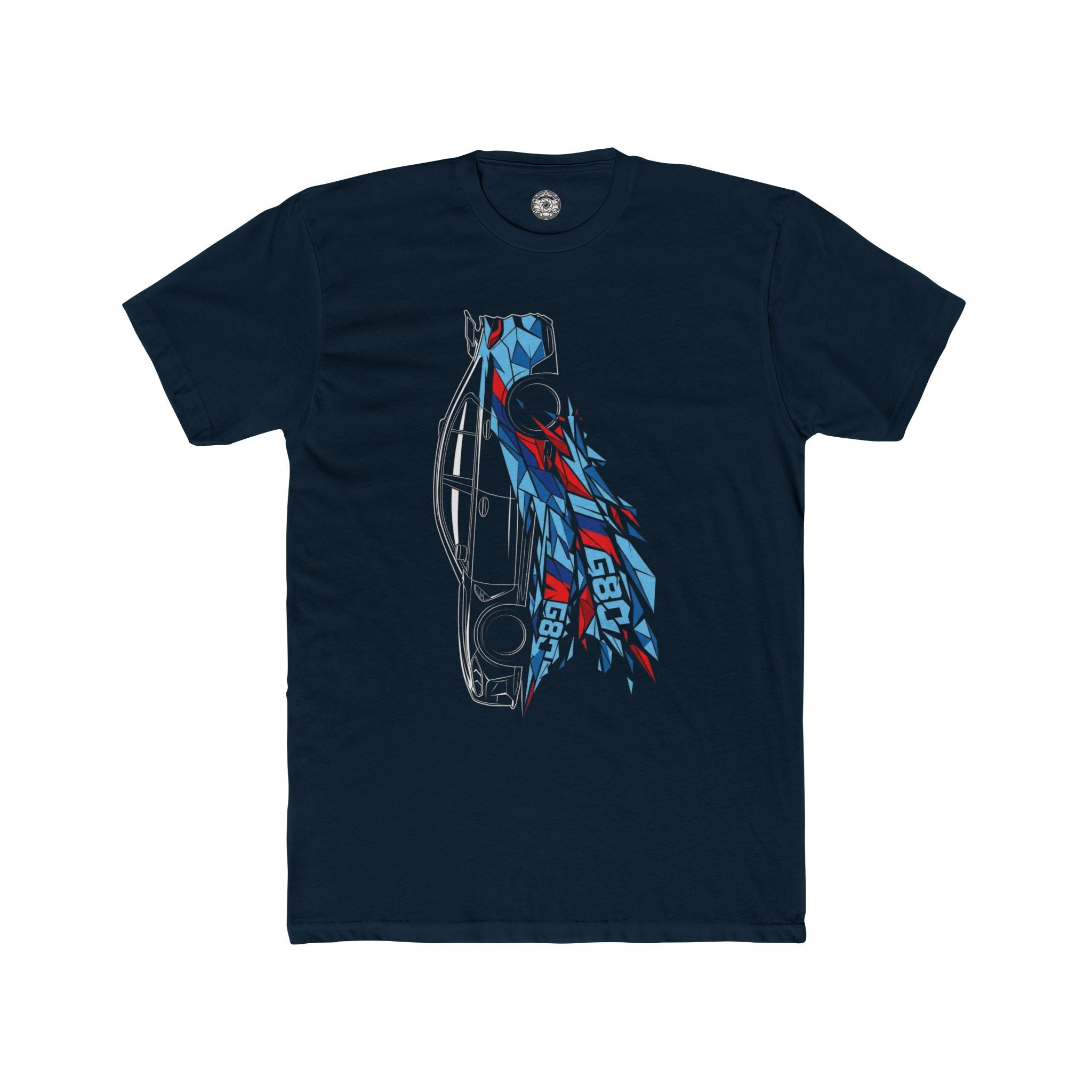 Men's Cotton Crew Tee — G80 M-Color Fracture
