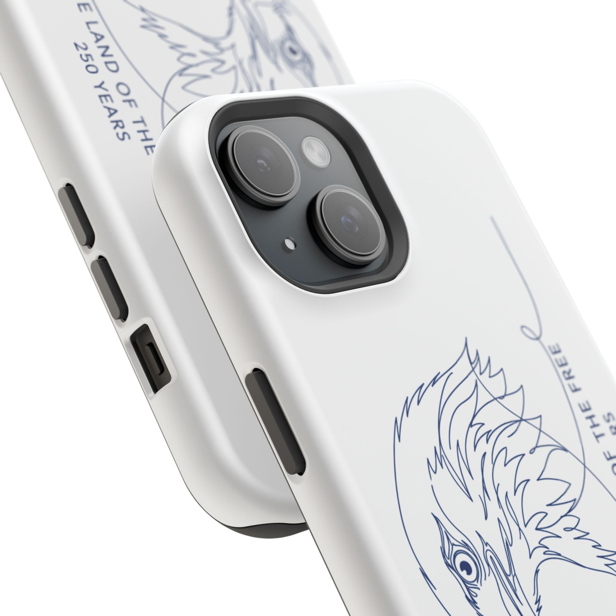 Magnetic Impact-Resistant Phone Case — "The Land of the Free" 250 Years