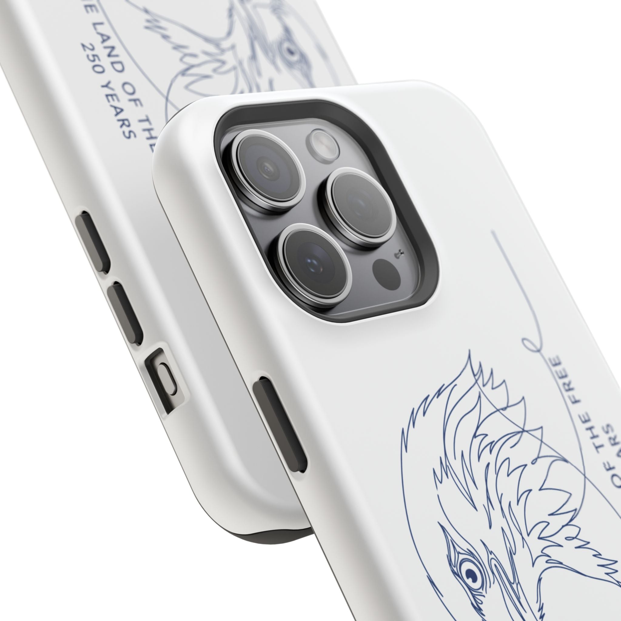 Magnetic Impact-Resistant Phone Case — "The Land of the Free" 250 Years