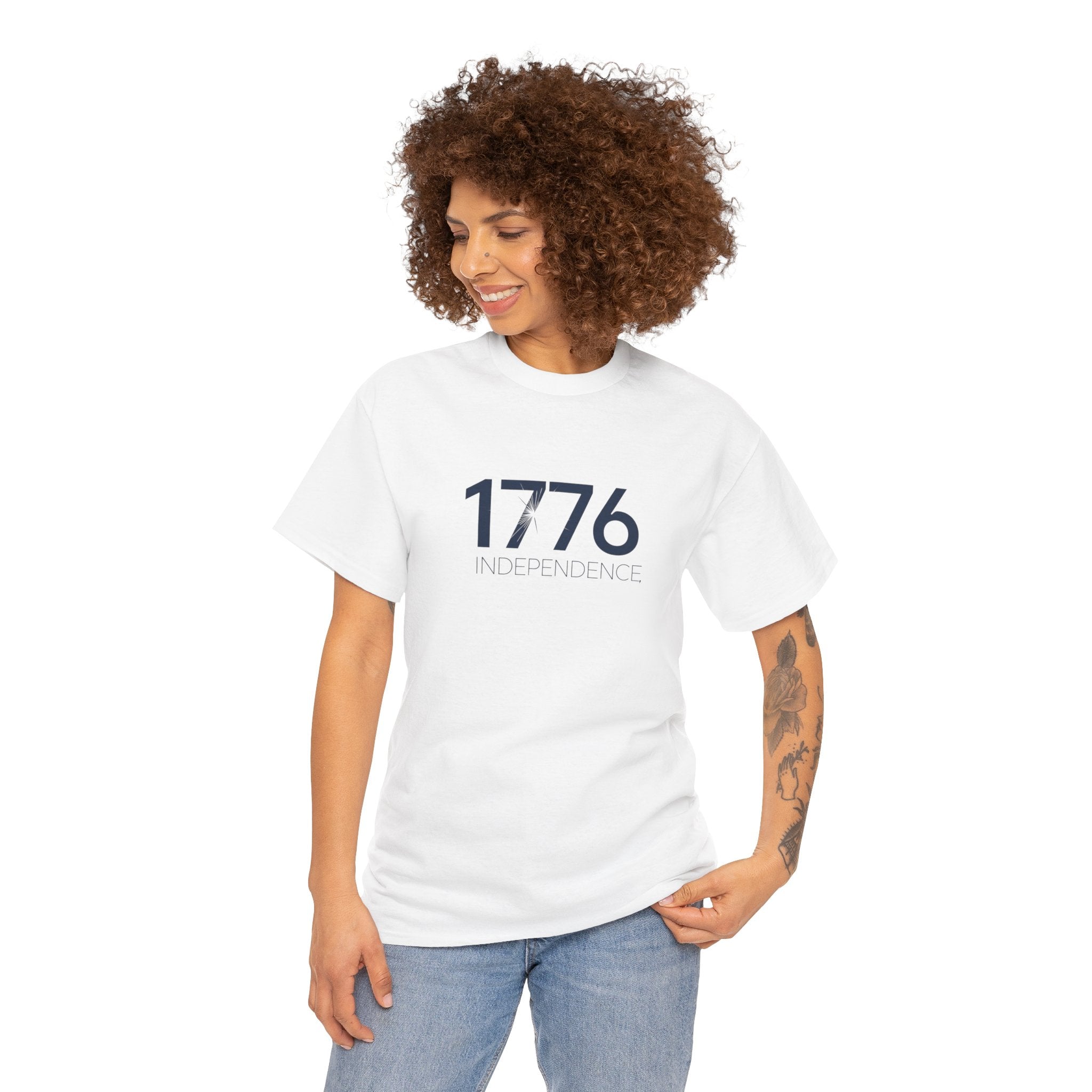 Unisex Heavy Cotton Tee — 1776 Independence