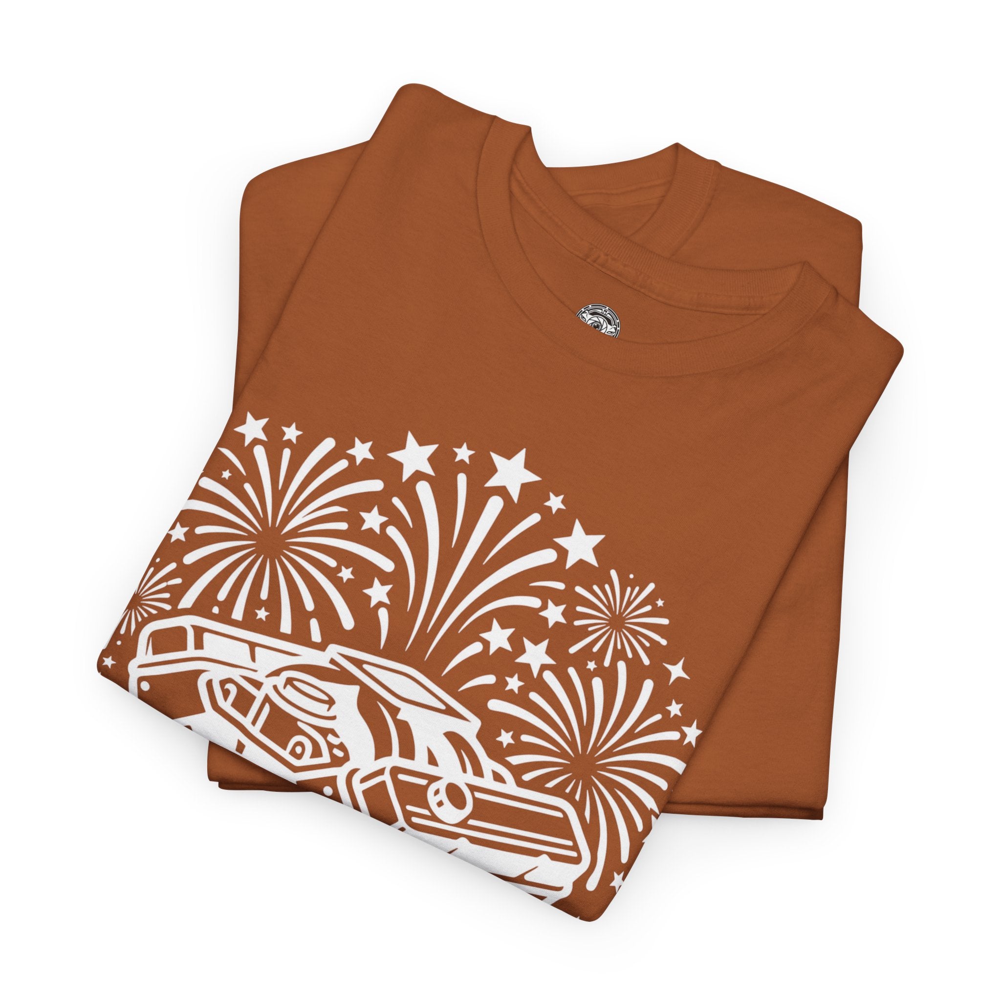 Unisex Heavy Cotton Tee — V8/Fireworks