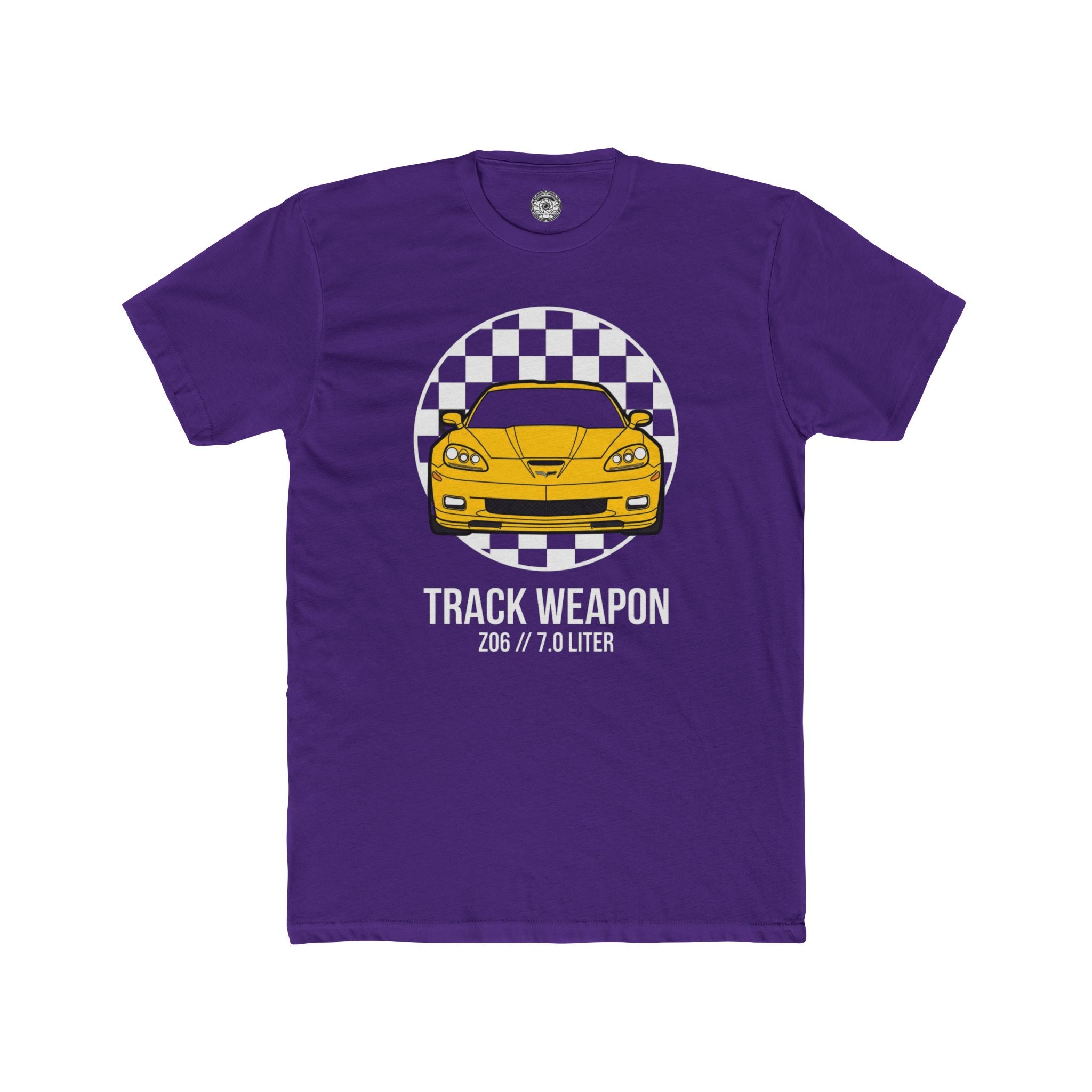 Men's Cotton Crew Tee — Track Weapon