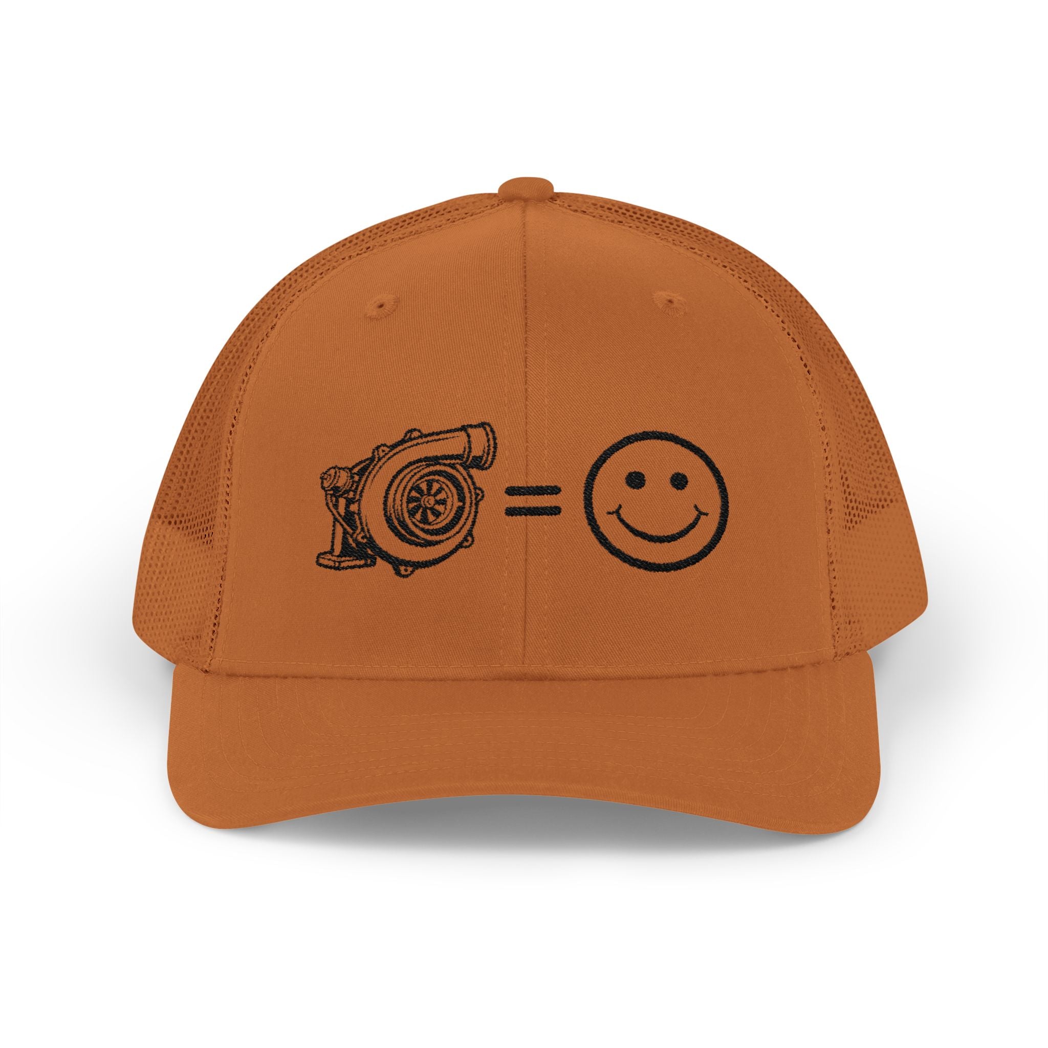 Snapback Trucker Cap — Turbocharger = Smile