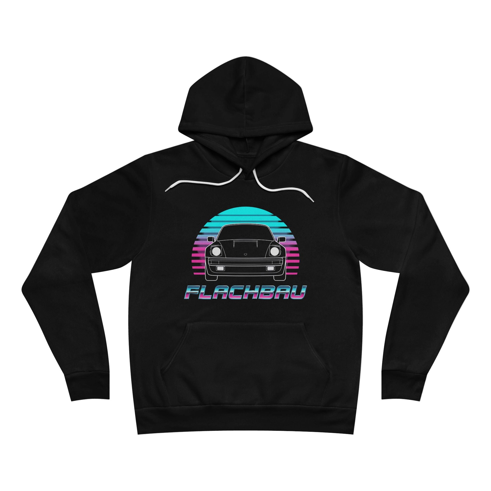 Unisex Sponge Fleece Pullover Hoodie — 'Flachbau'