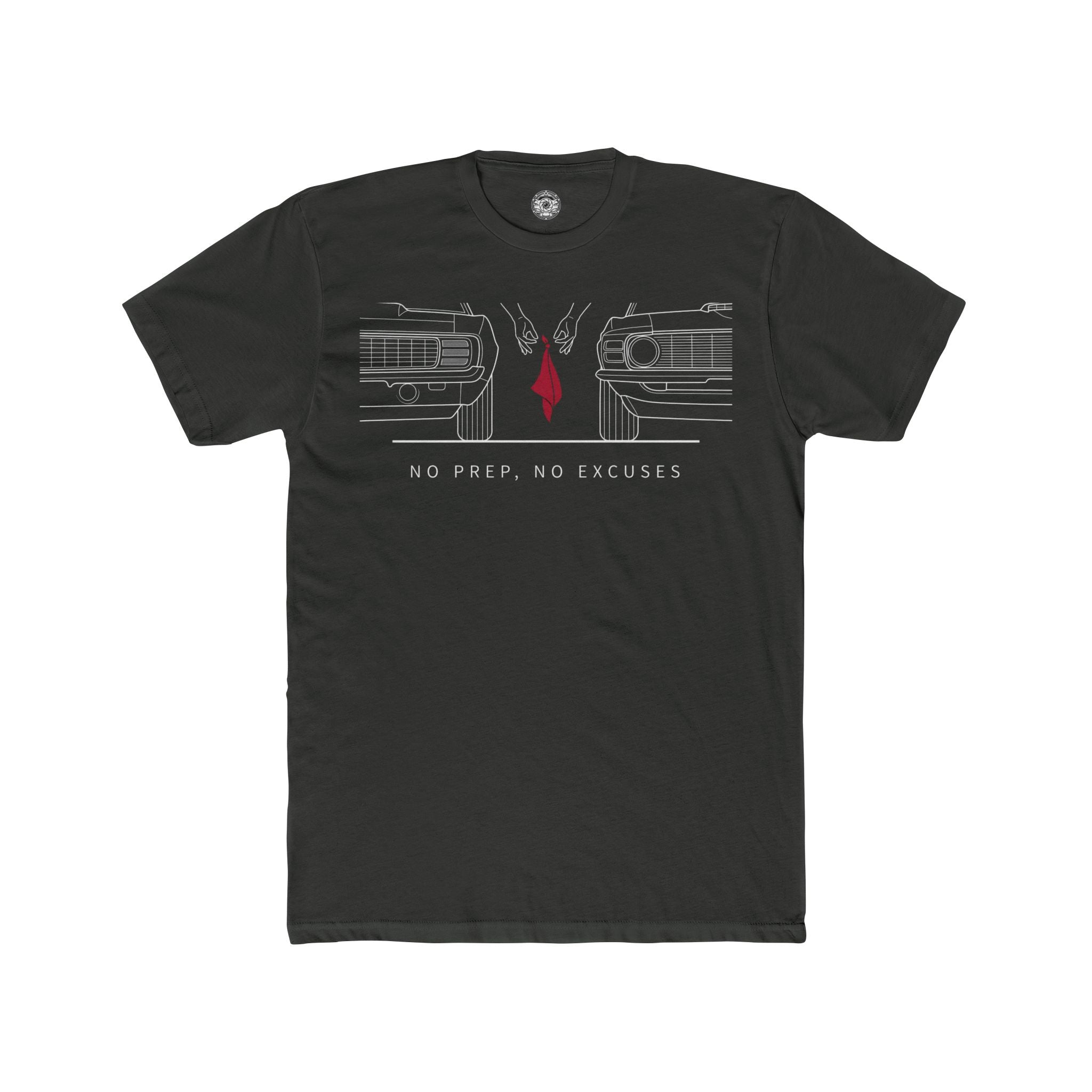 Men's Cotton Crew Tee — No Prep, No Excuses