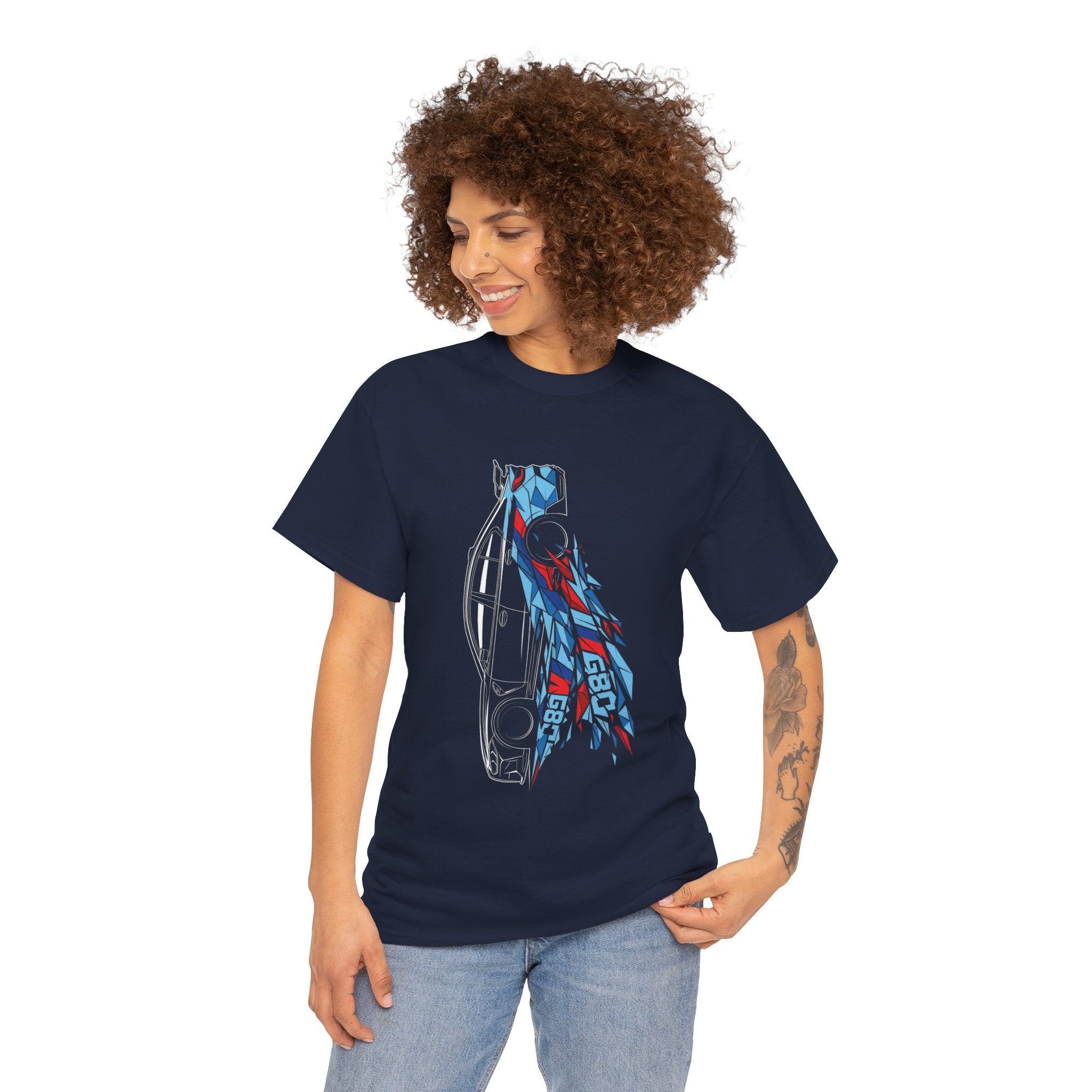 Unisex Heavy Cotton Tee — G80 M-Color Fracture