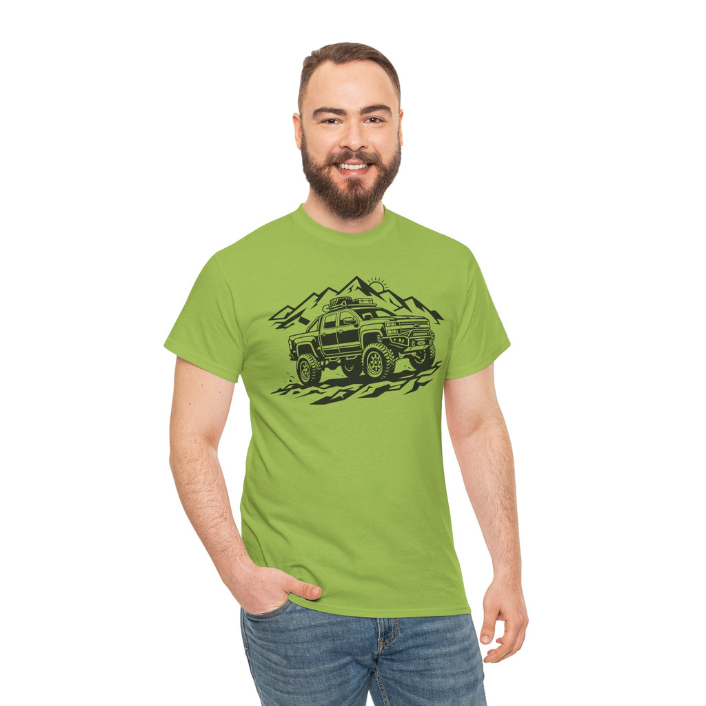 Unisex Heavy Cotton Tee — Mountain 4x4 Adventure