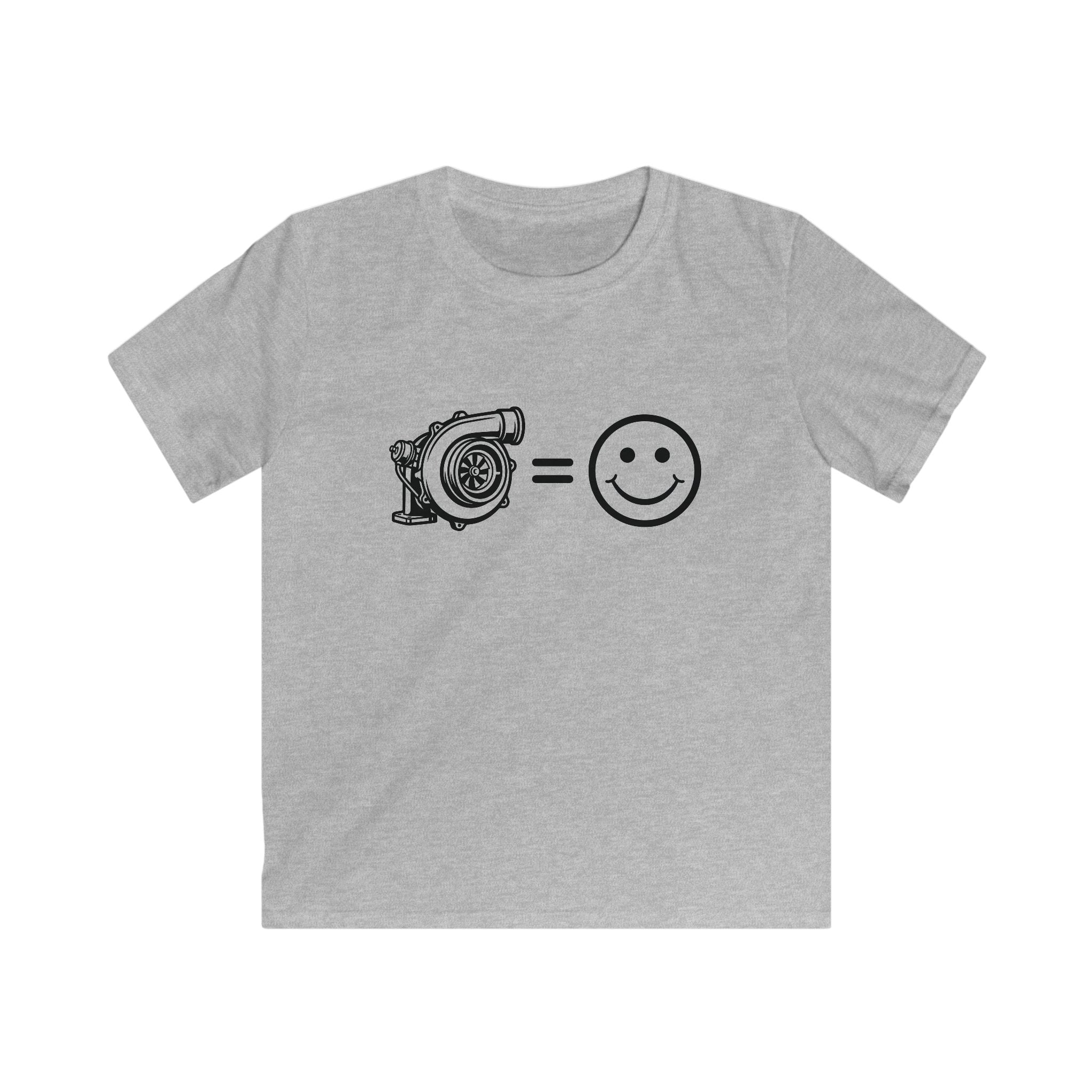 Kids Softstyle Tee — Turbo = Happy