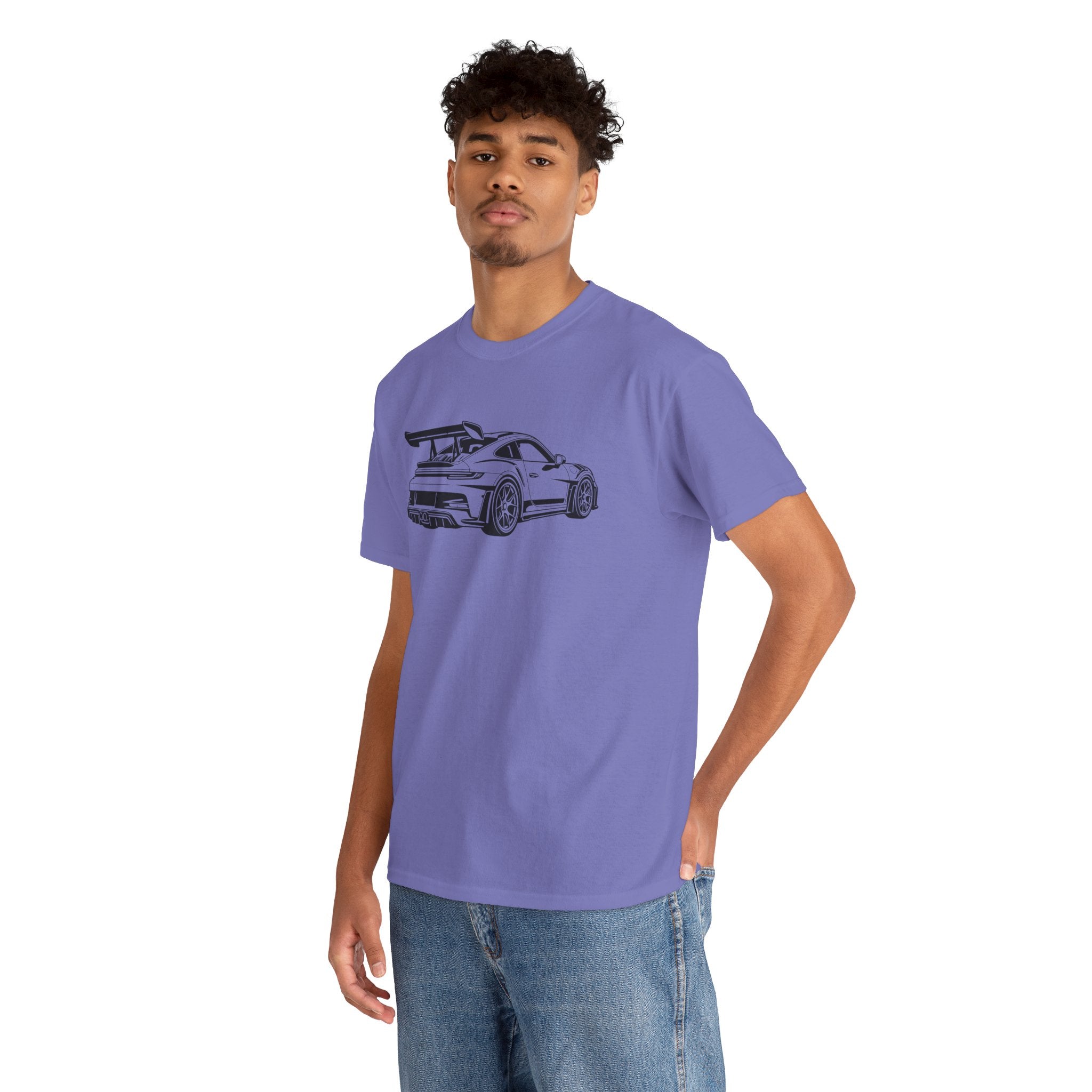 Unisex Heavy Cotton Tee — 992 Rear Profile