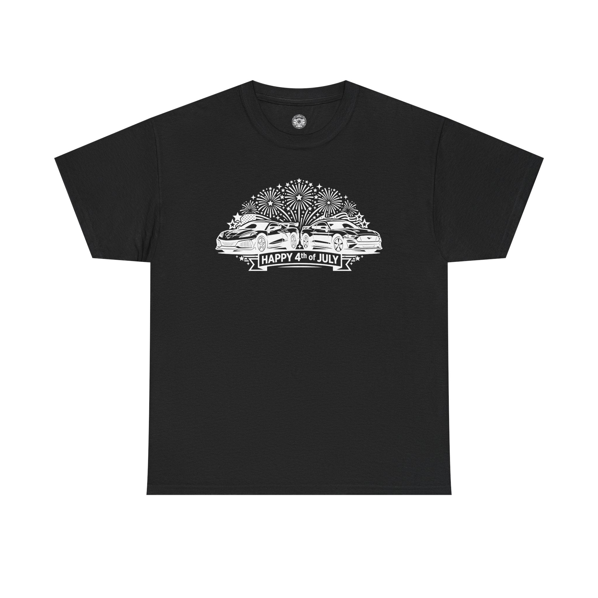 Unisex Heavy Cotton Tee — 4th of July — American V8's