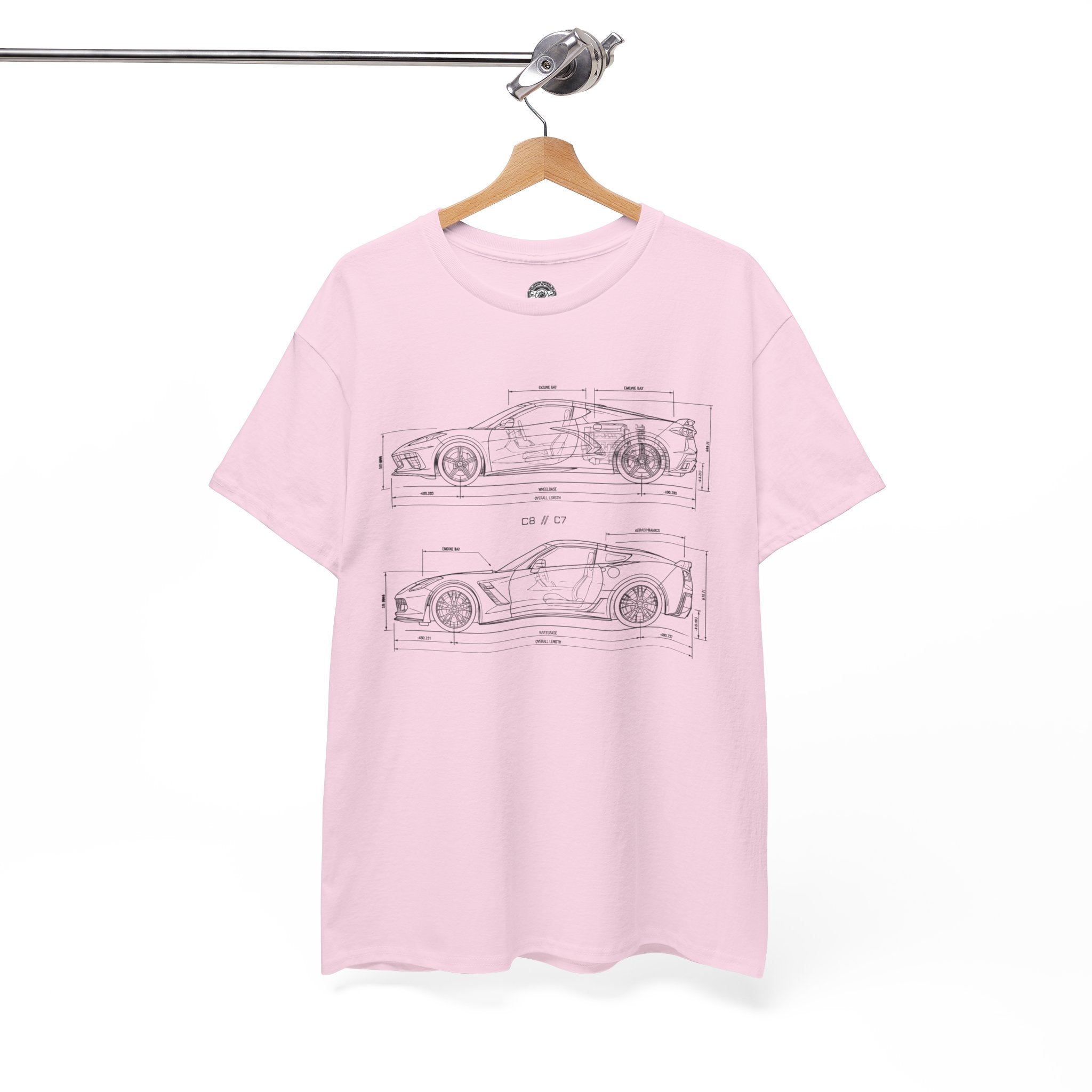 Unisex Heavy Cotton Tee — C7/C8 Blueprint
