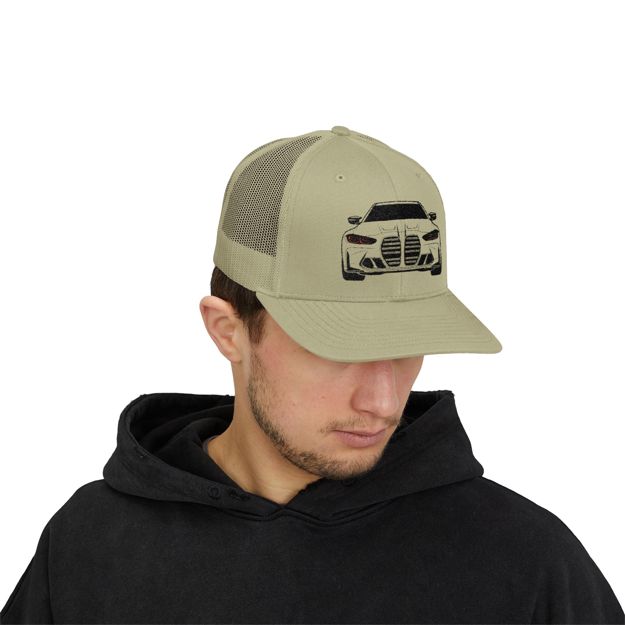 Snapback Trucker Cap — G80 Illuminated Headlights (Red)