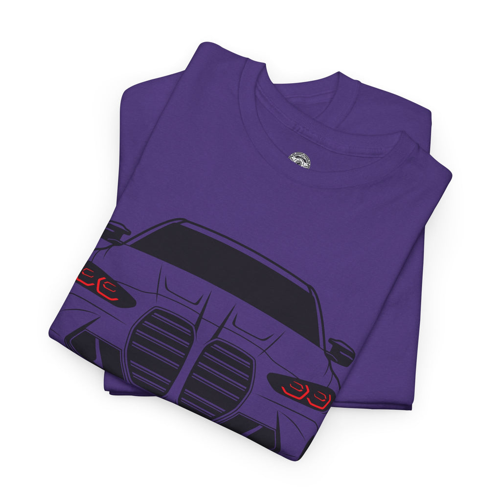 Unisex Heavy Cotton Tee — G80 Illuminated Headlights (Red)