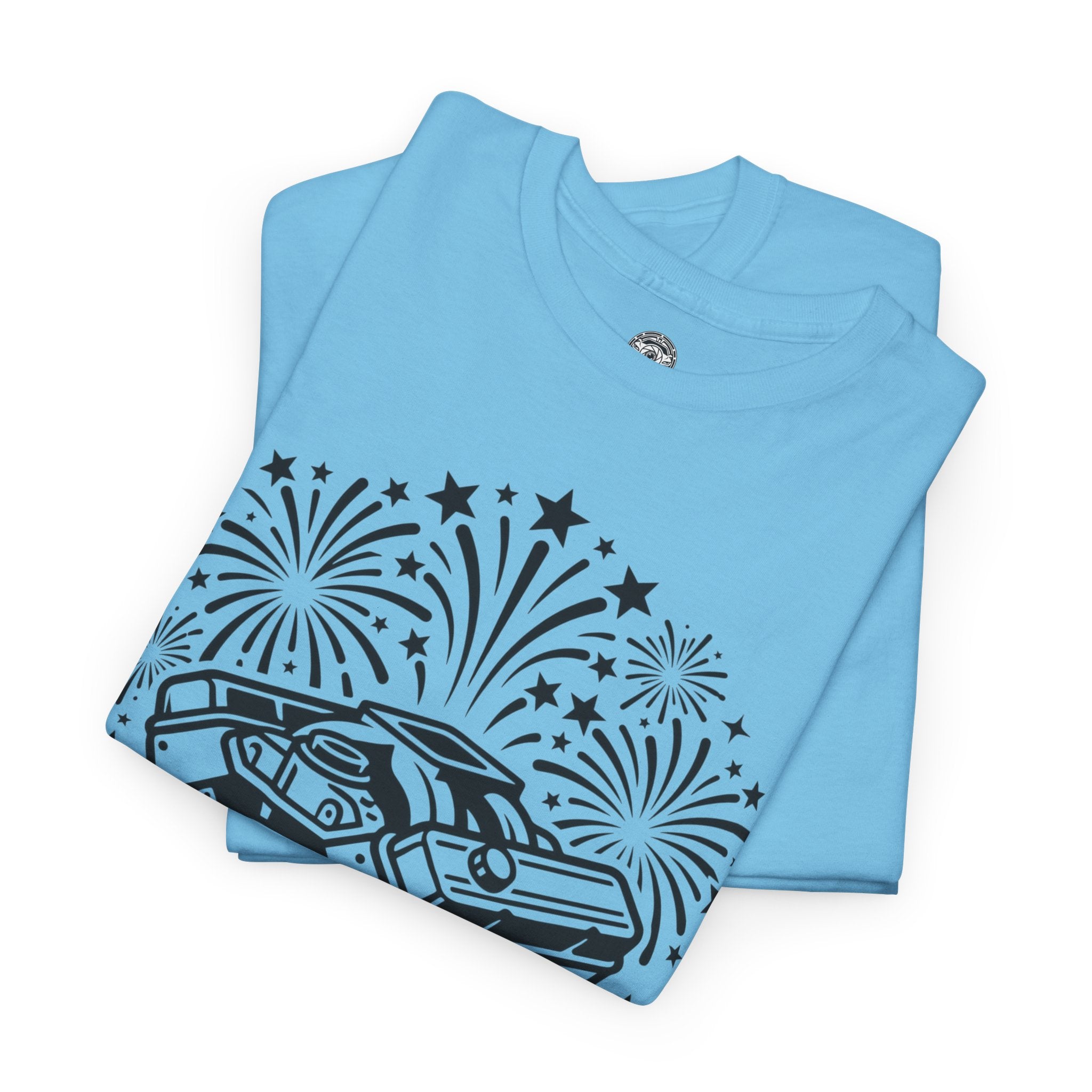 Unisex Heavy Cotton Tee — V8/Fireworks