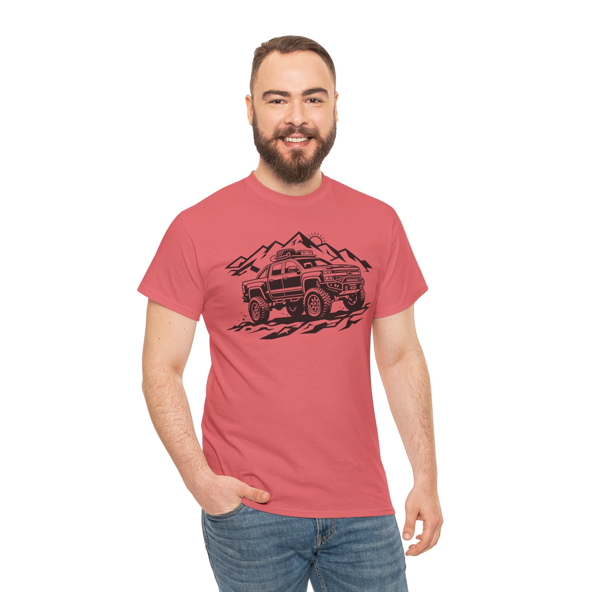 Unisex Heavy Cotton Tee — Mountain 4x4 Adventure