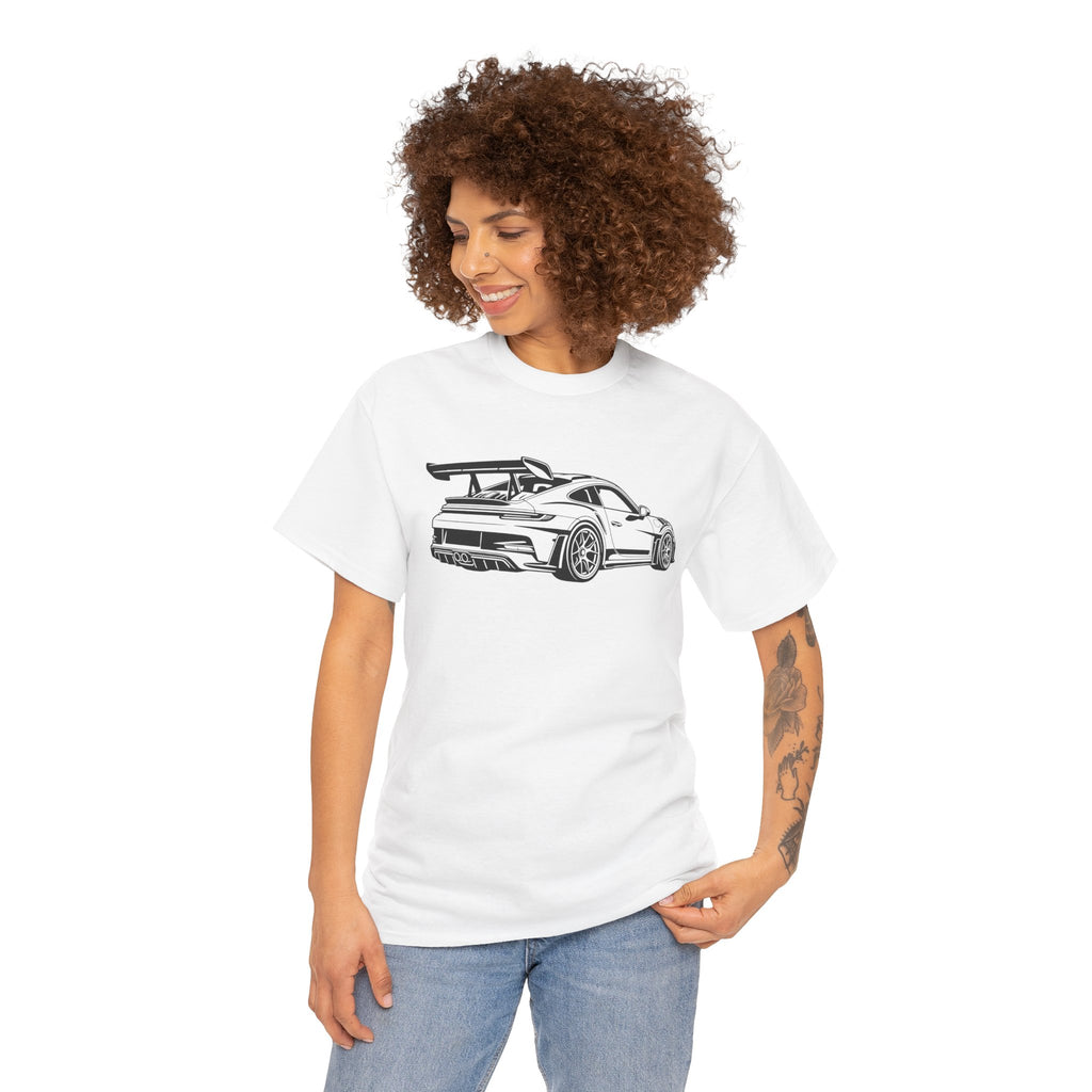 Unisex Heavy Cotton Tee — 992 Rear Profile