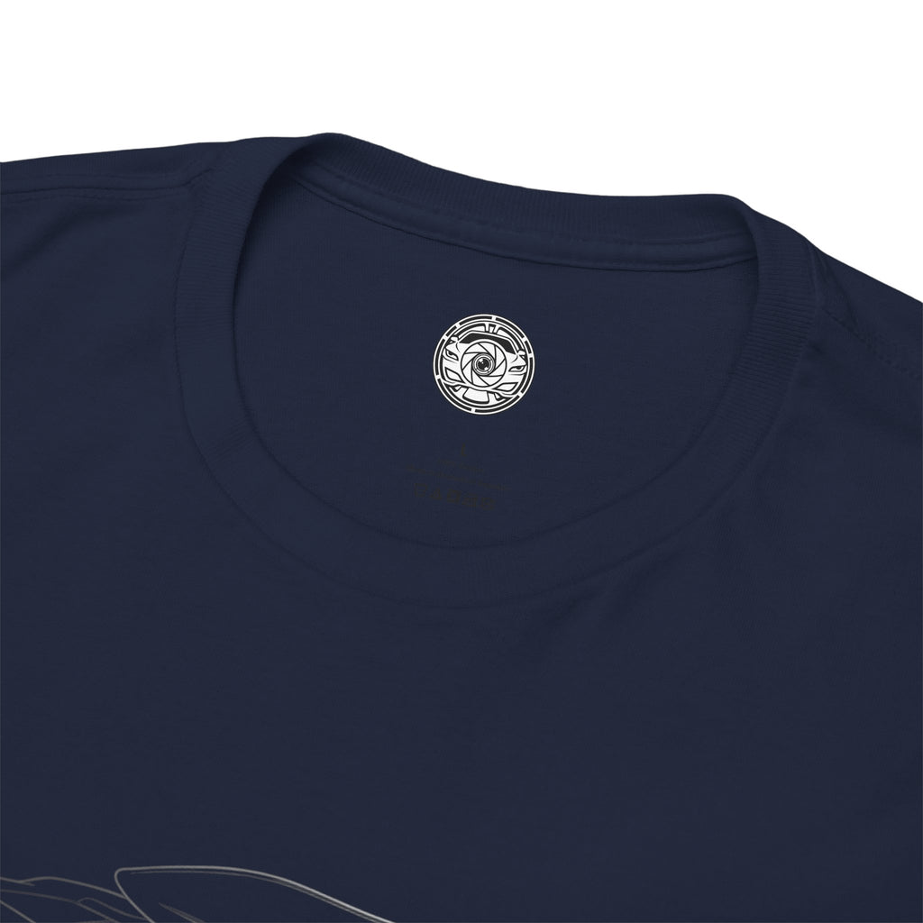 Unisex Heavy Cotton Tee — P1 Rear Silhouette