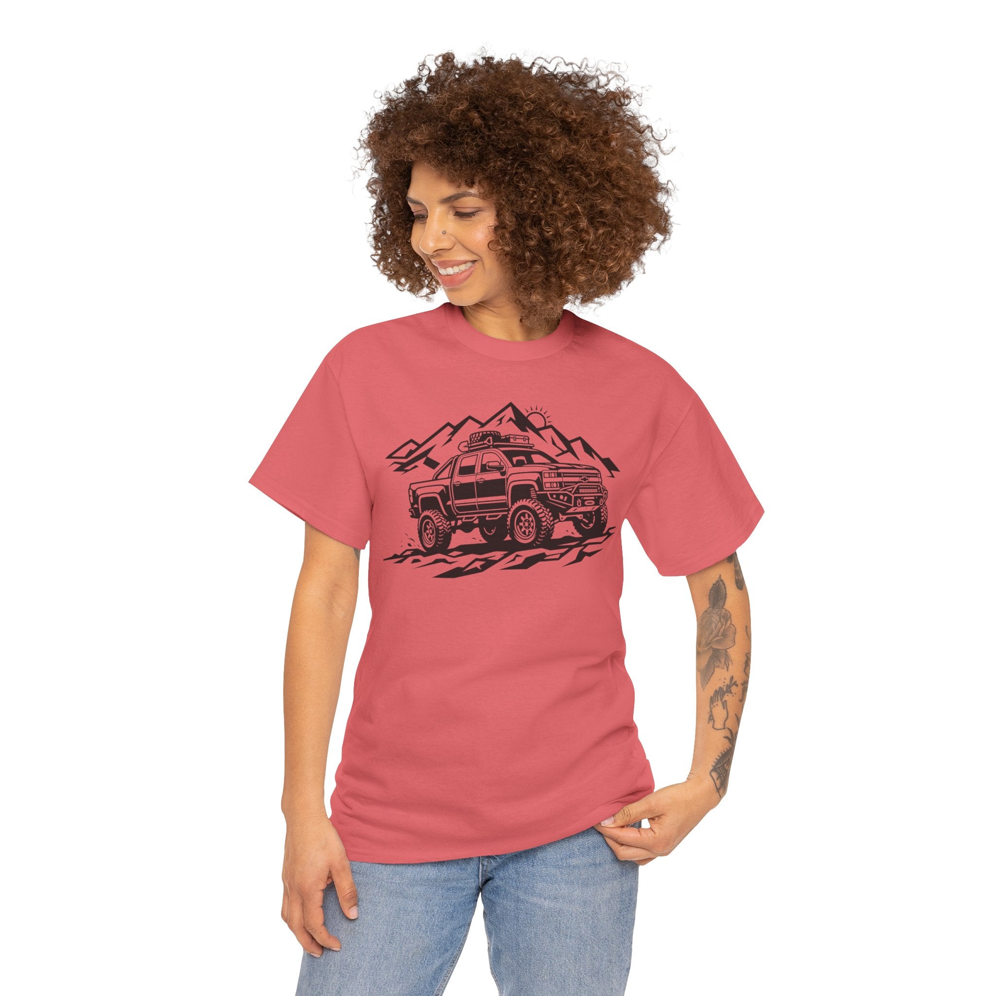 Unisex Heavy Cotton Tee — Mountain 4x4 Adventure