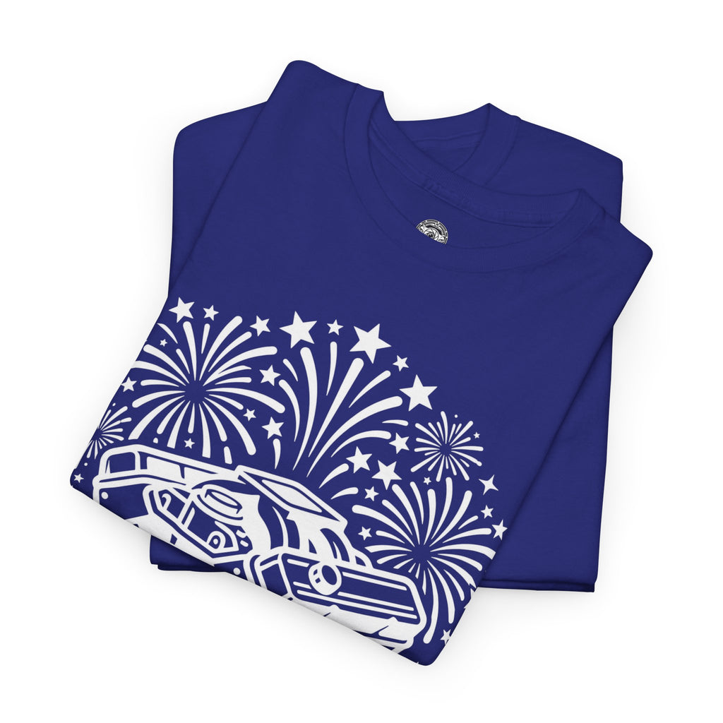 Unisex Heavy Cotton Tee — V8/Fireworks
