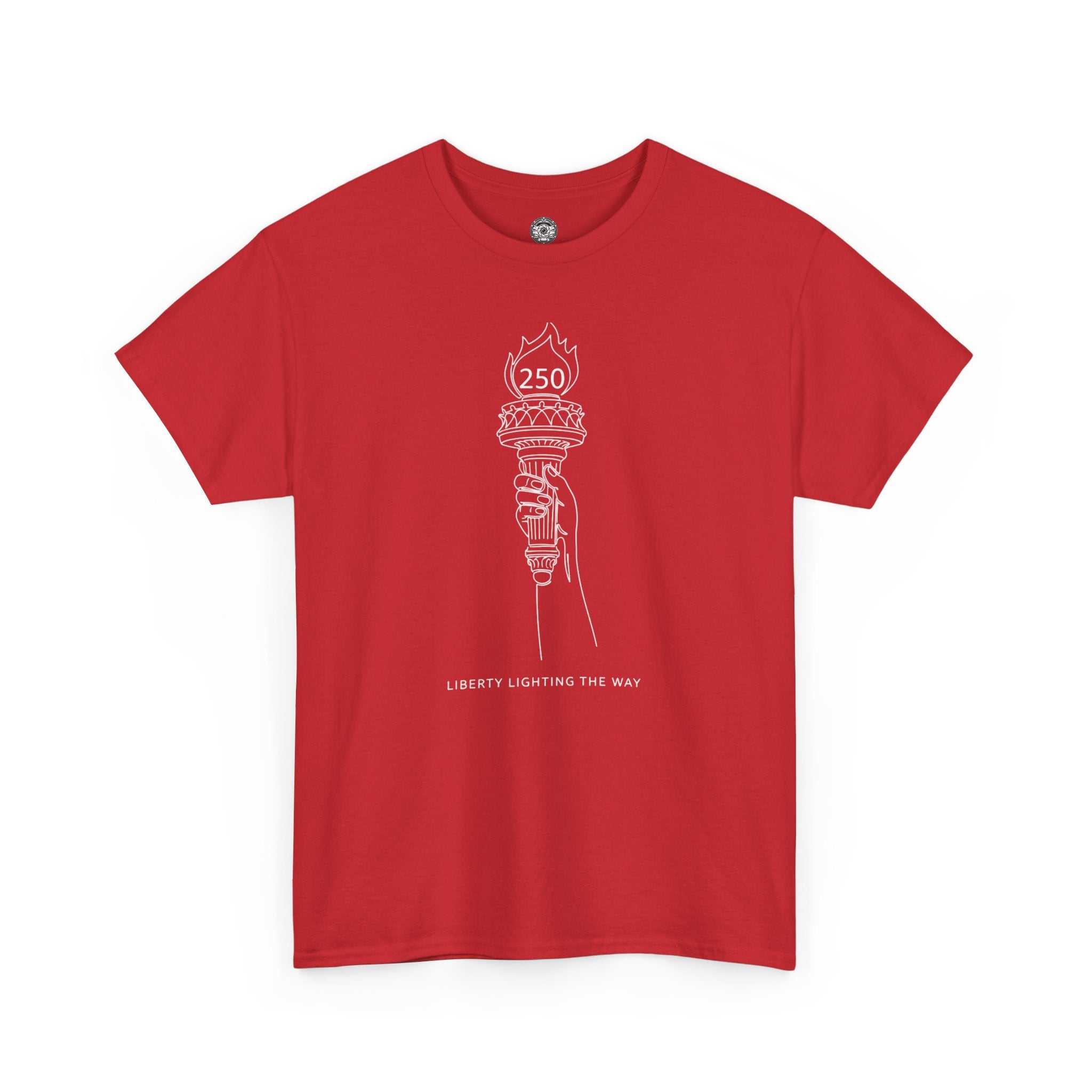 Unisex Heavy Cotton Tee — Liberty Torch 250th Anniversary