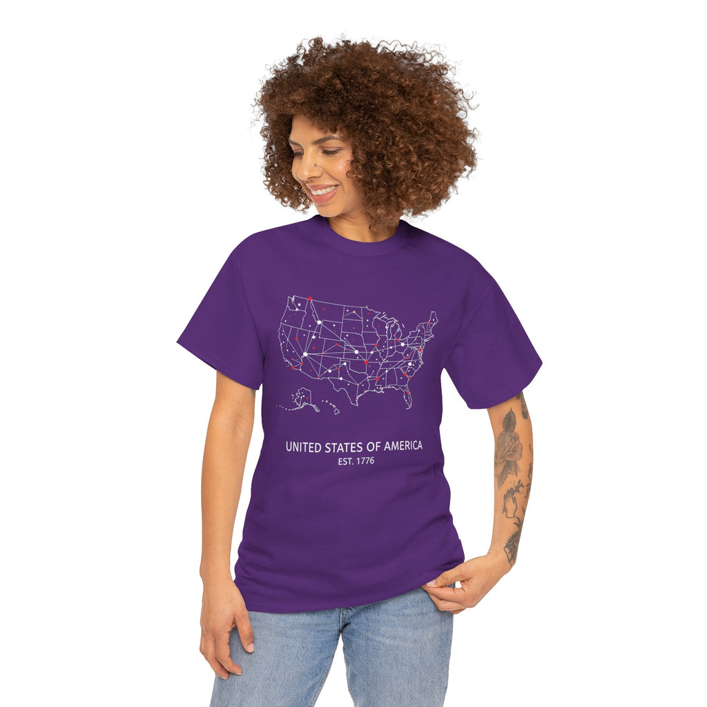 Unisex Heavy Cotton Tee — United States of America Est. 1776