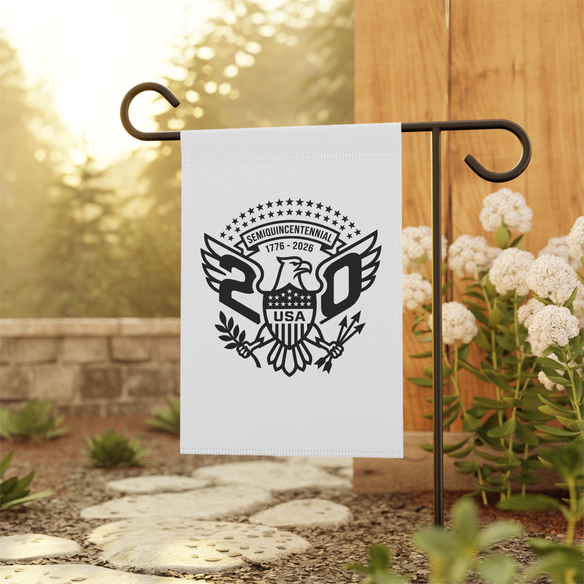 Garden Flag – Patriotic Eagle 1776-2026 Banner