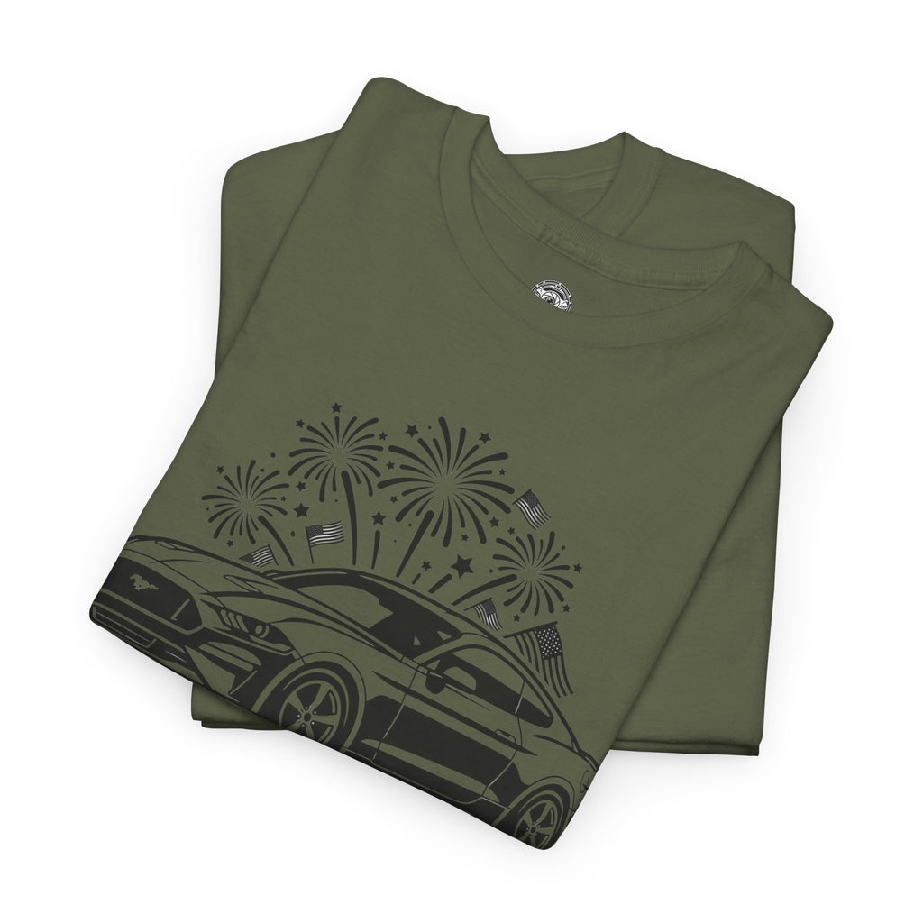 Unisex Heavy Cotton Tee — 4th of July — Modern American Muscle