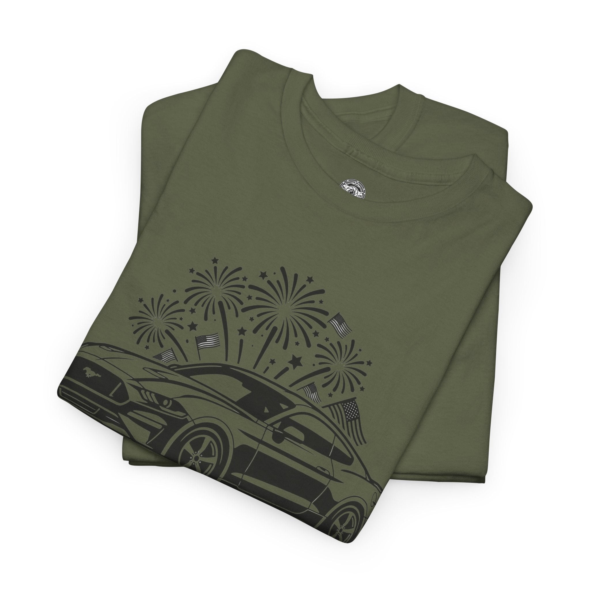 Unisex Heavy Cotton Tee — 4th of July — Modern American Muscle