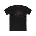 Men's Cotton Crew Tee — P1 Rear Silhouette