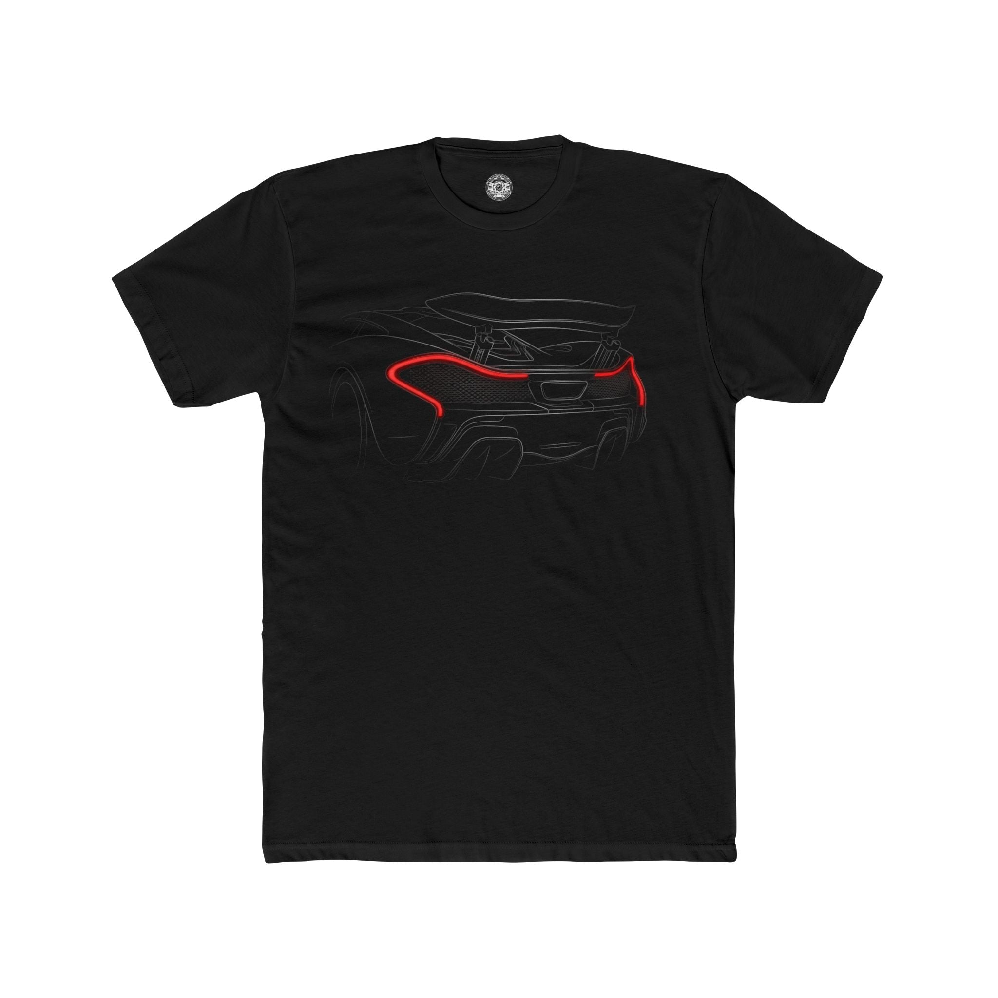 Men's Cotton Crew Tee — P1 Rear Silhouette