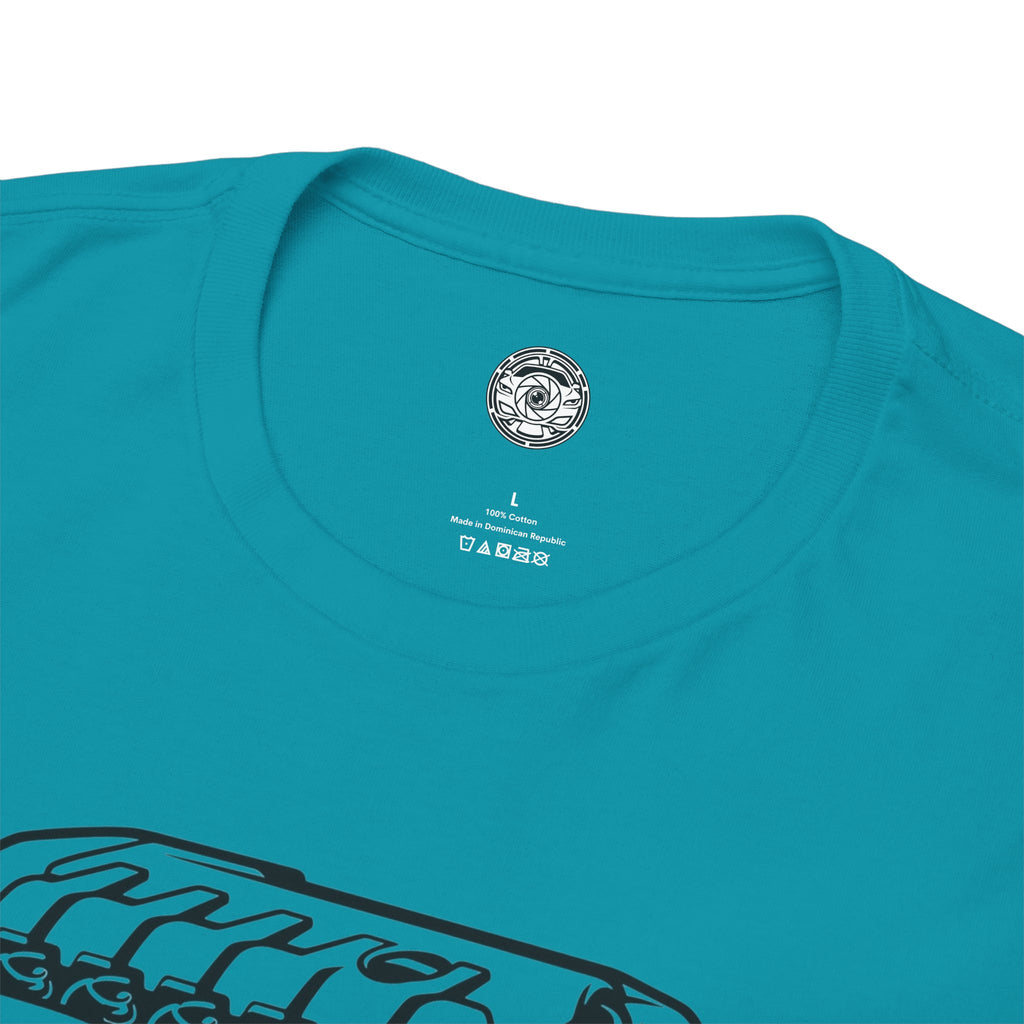 Unisex Heavy Cotton Tee — Engine Illustration (DAZA)