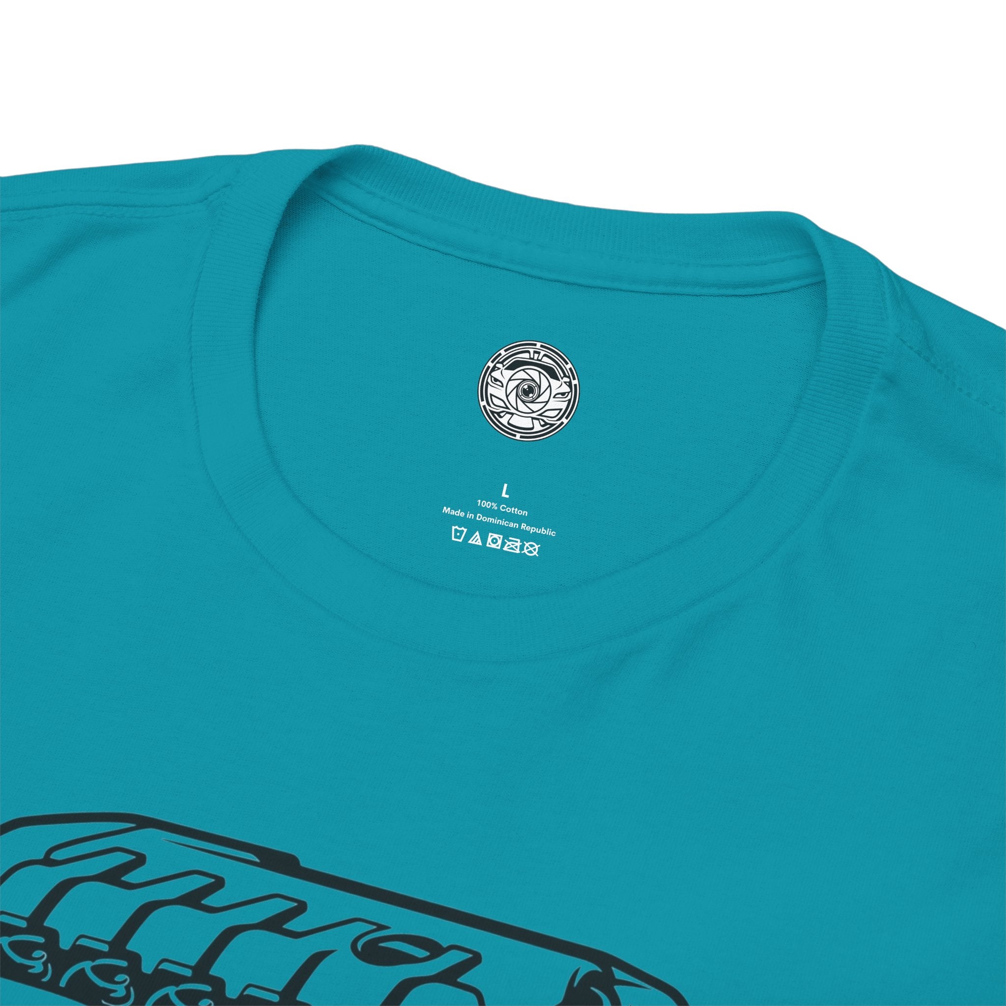 Unisex Heavy Cotton Tee — Engine Illustration (DAZA)