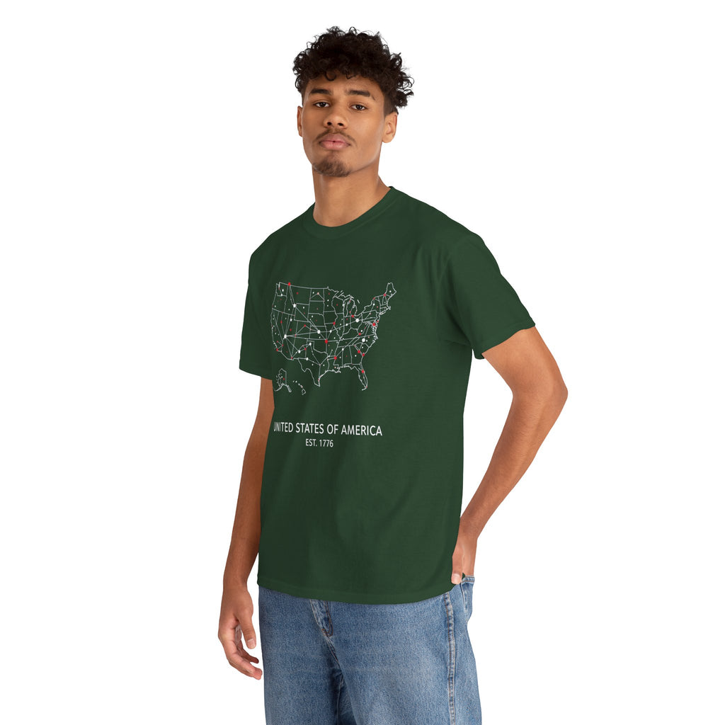 Unisex Heavy Cotton Tee — United States of America Est. 1776
