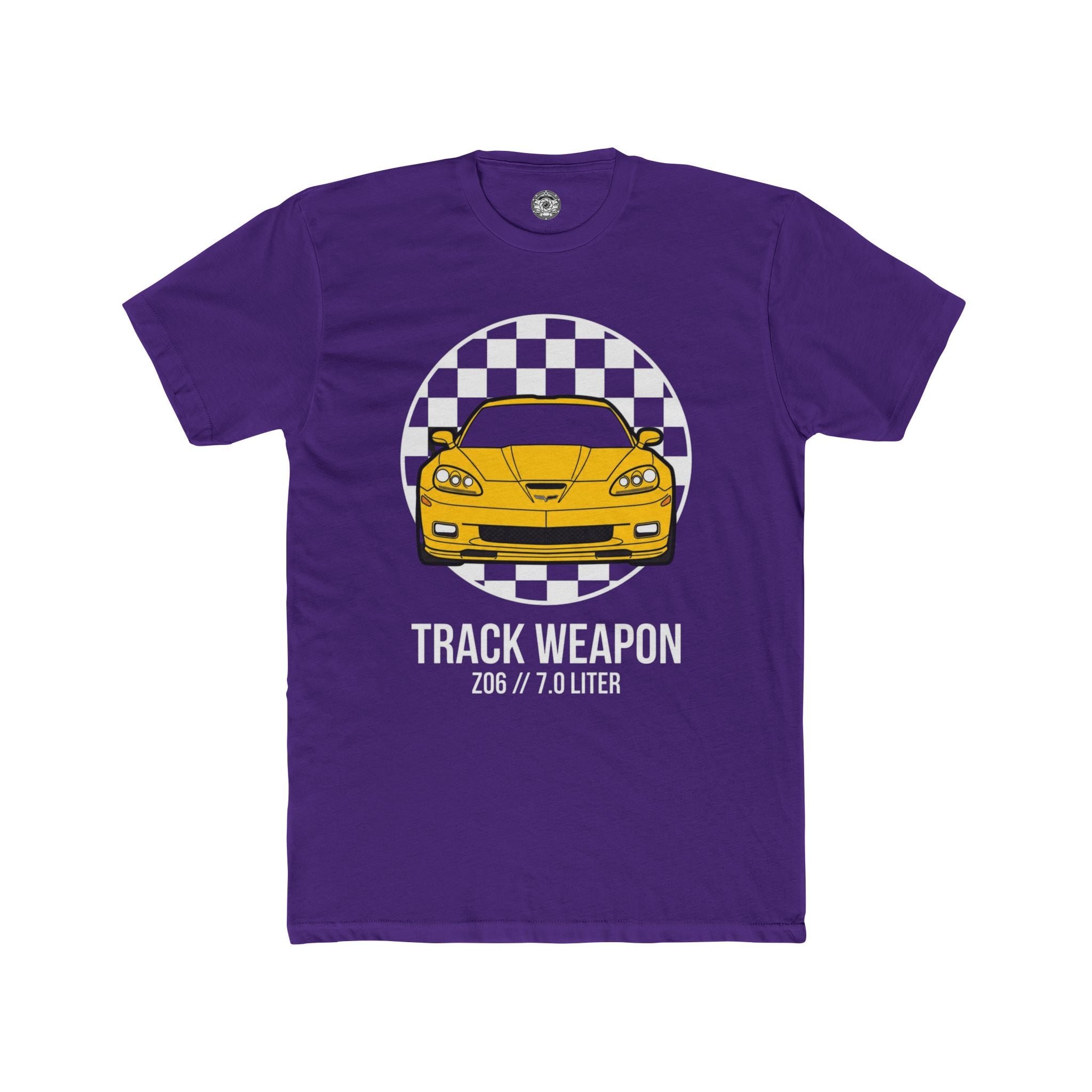 Men's Cotton Crew Tee — Track Weapon