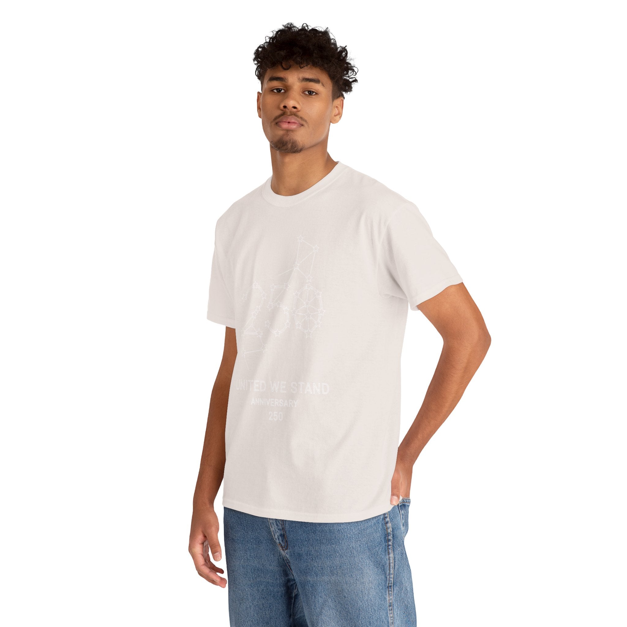 Unisex Heavy Cotton Tee — 250th Anniversary "United We Stand"