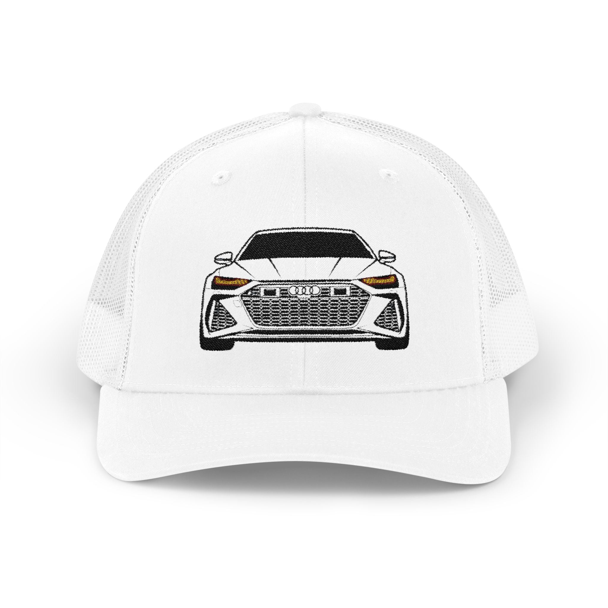Snapback Trucker Cap — Illuminated Matrix Headlights (Yellow)