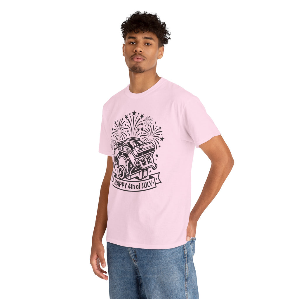 Unisex Heavy Cotton Tee — V8/Fireworks