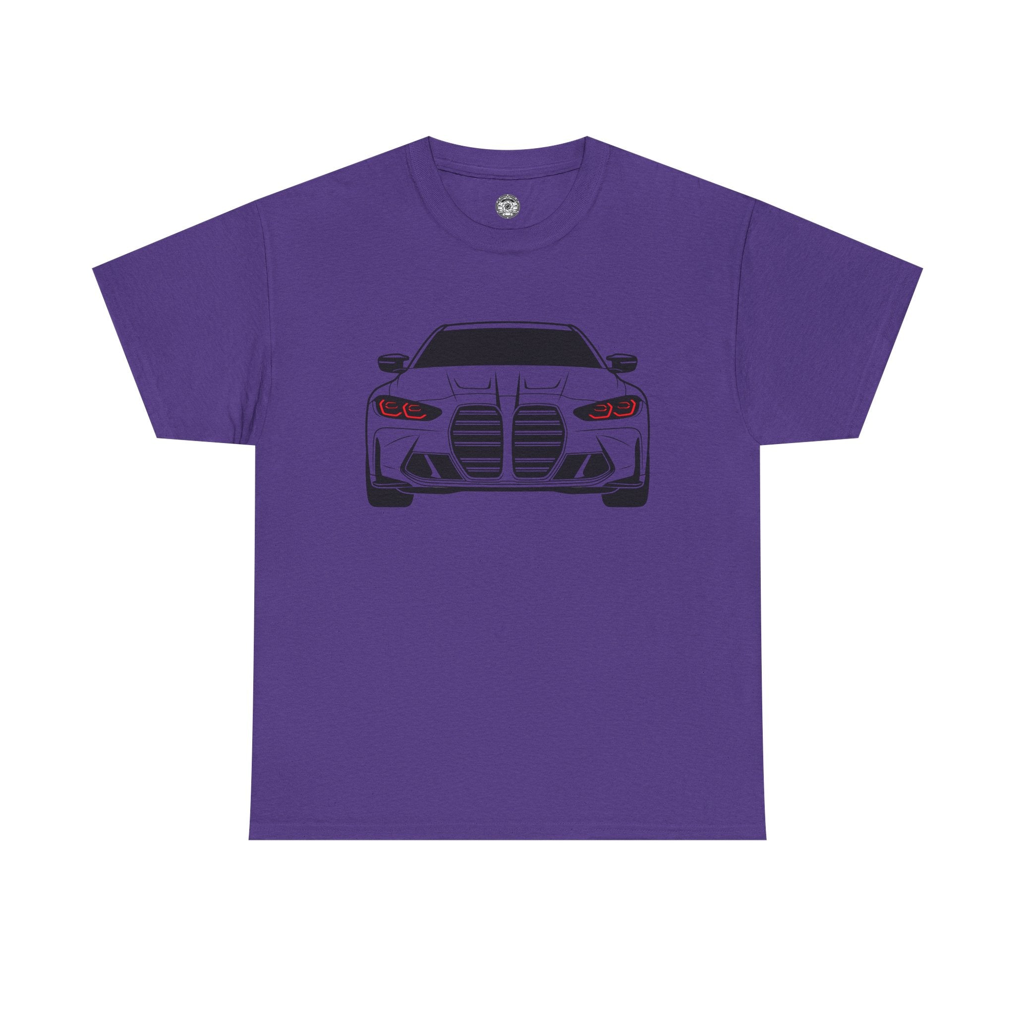 Unisex Heavy Cotton Tee — G80 Illuminated Headlights (Red)