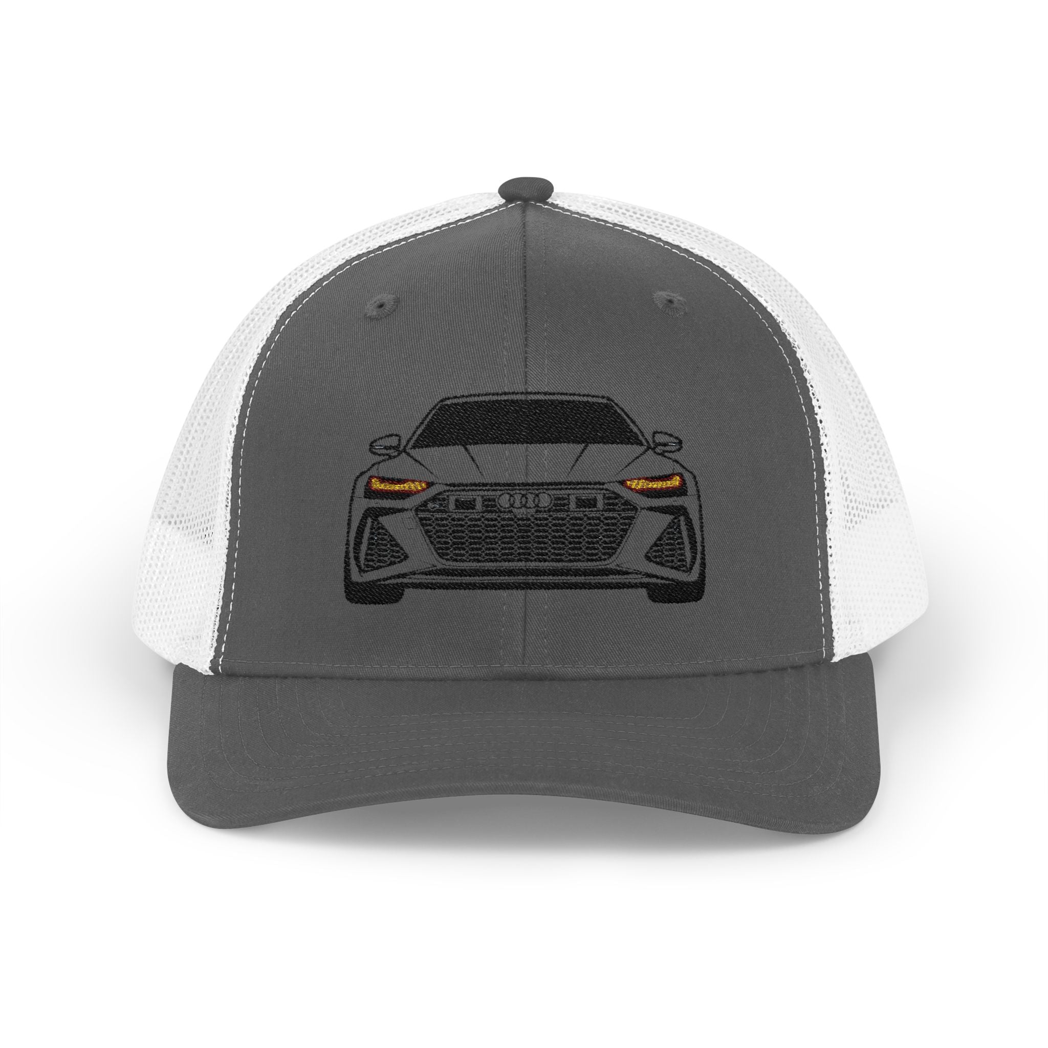 Snapback Trucker Cap — Illuminated Matrix Headlights (Yellow)