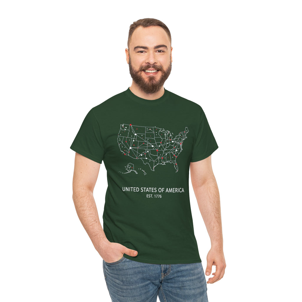 Unisex Heavy Cotton Tee — United States of America Est. 1776