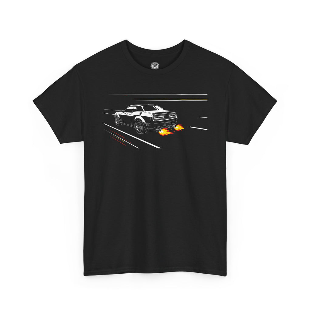 Unisex Heavy Cotton Tee — Challenger Backfire