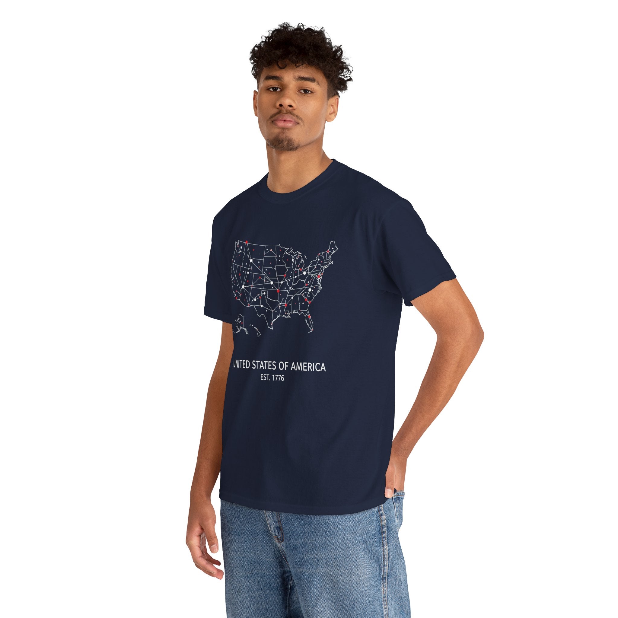 Unisex Heavy Cotton Tee — United States of America Est. 1776