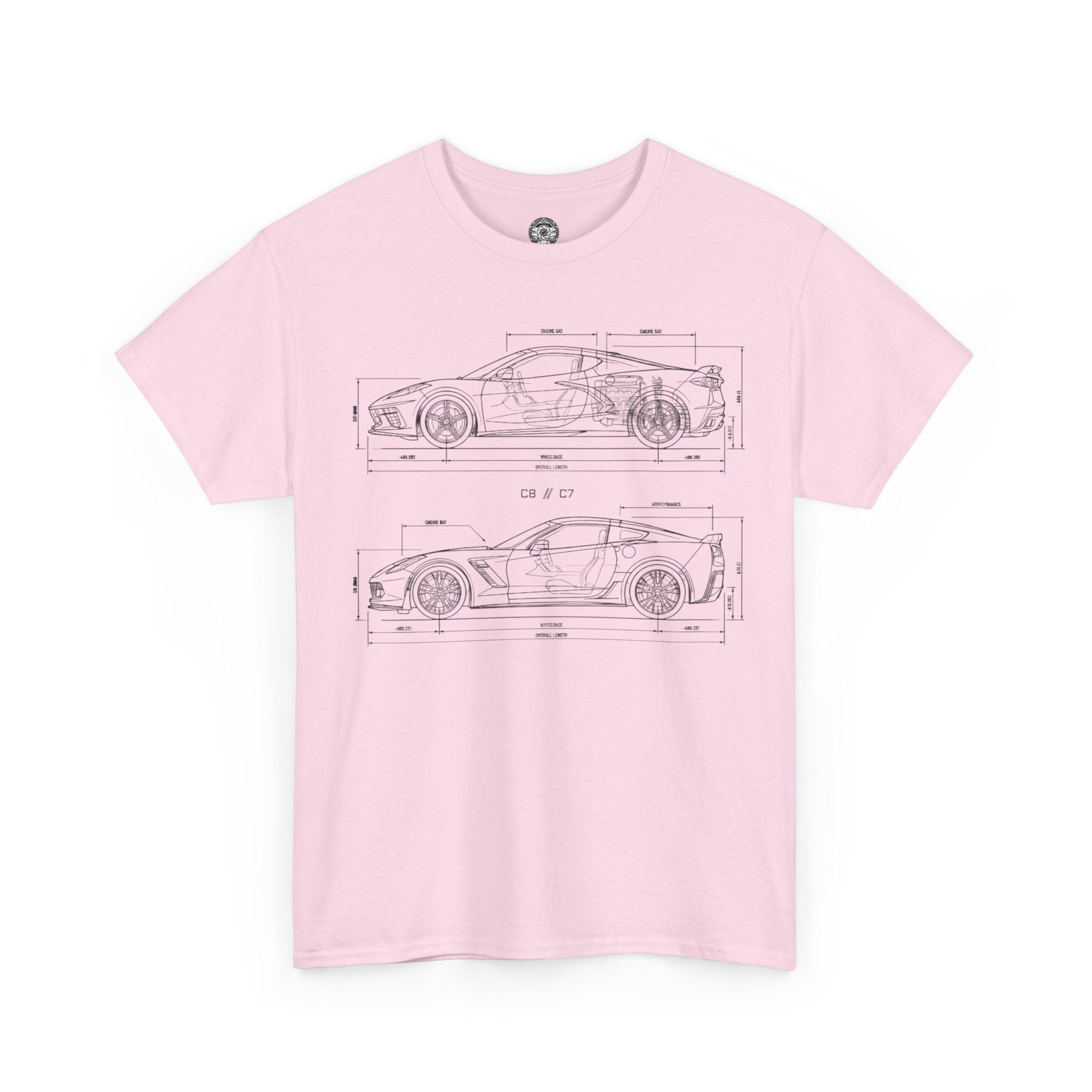 Unisex Heavy Cotton Tee — C7/C8 Blueprint