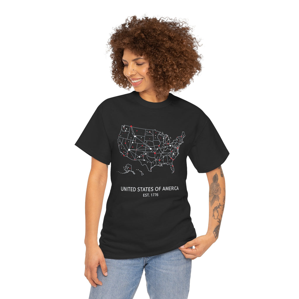 Unisex Heavy Cotton Tee — United States of America Est. 1776