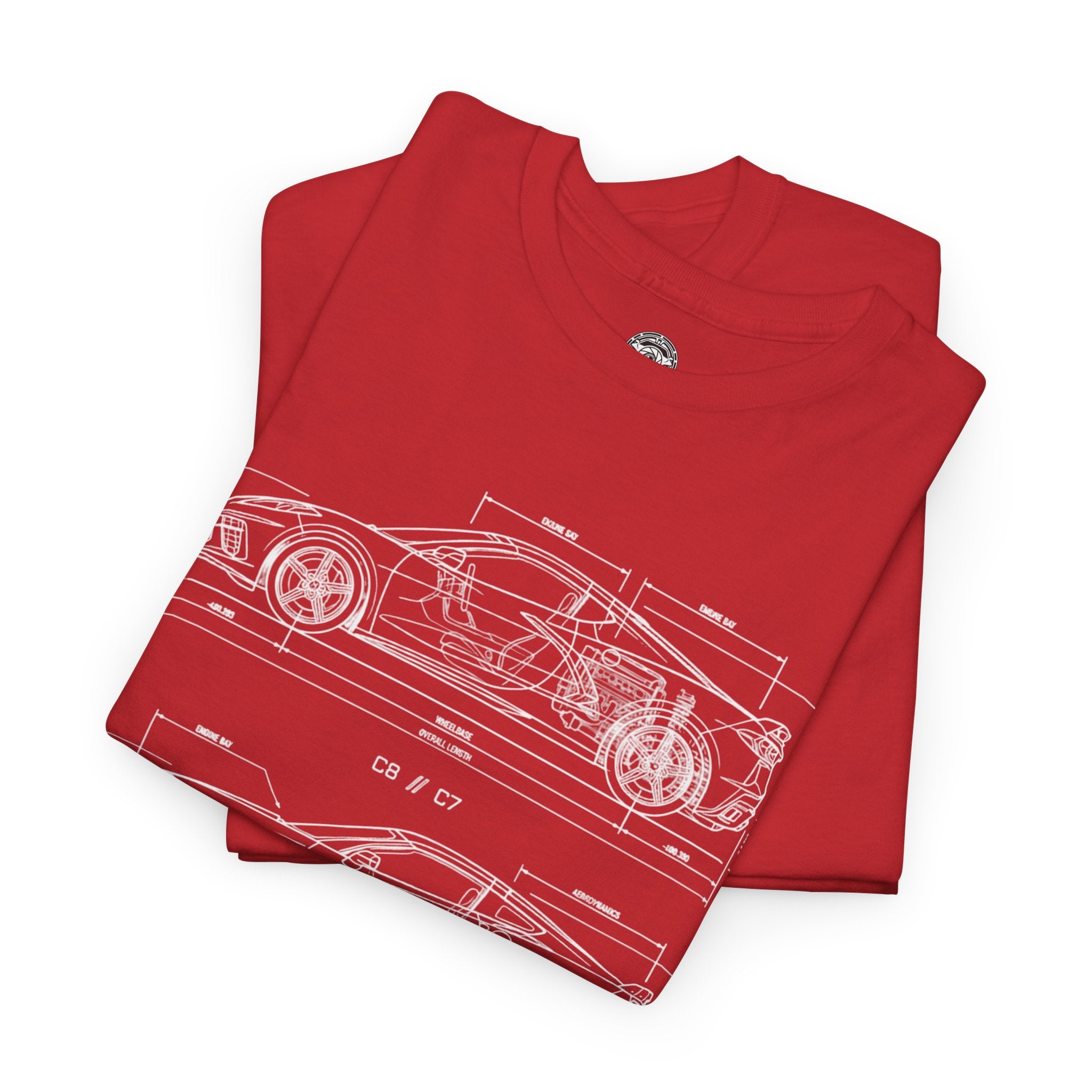 Unisex Heavy Cotton Tee — C7/C8 Blueprint