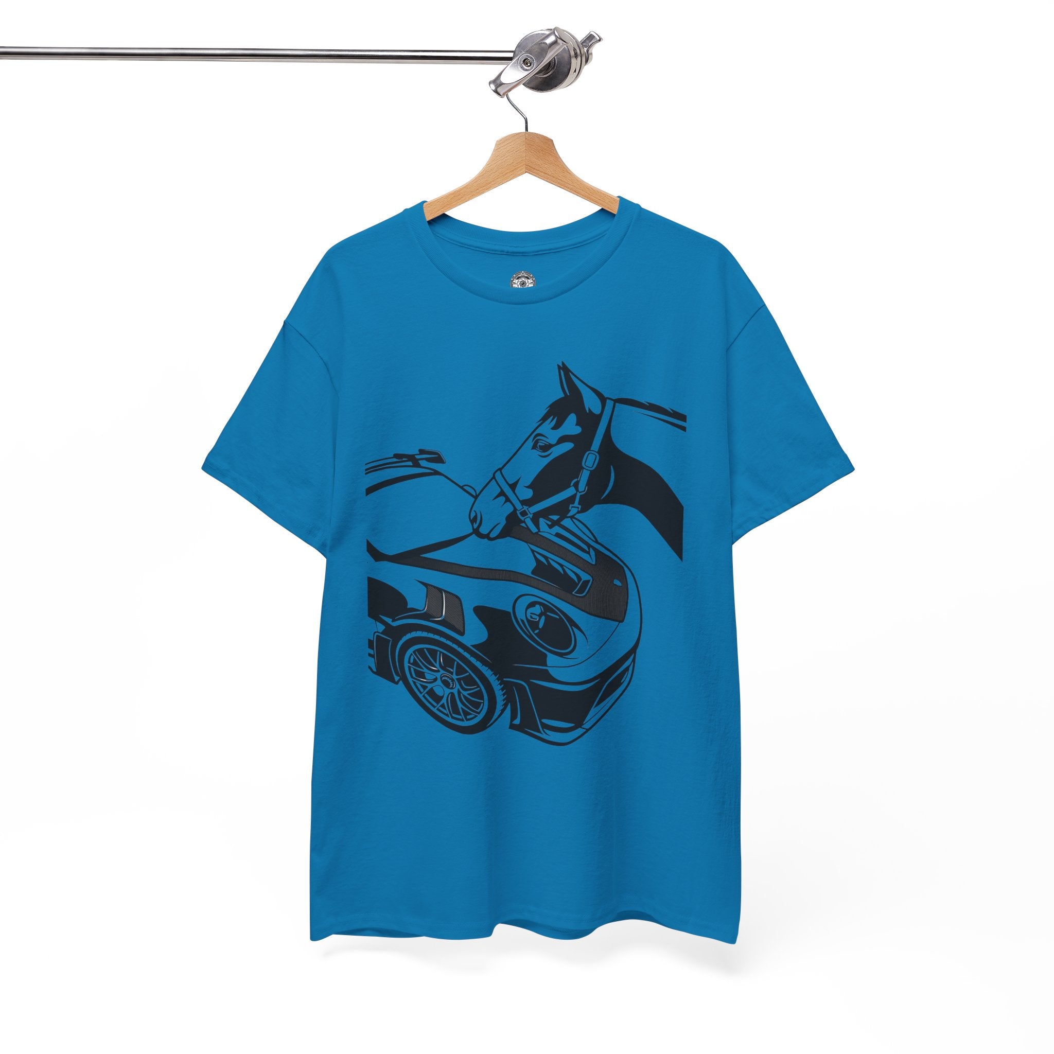 Unisex Heavy Cotton Tee — 992 vs Horse (Viral Video)