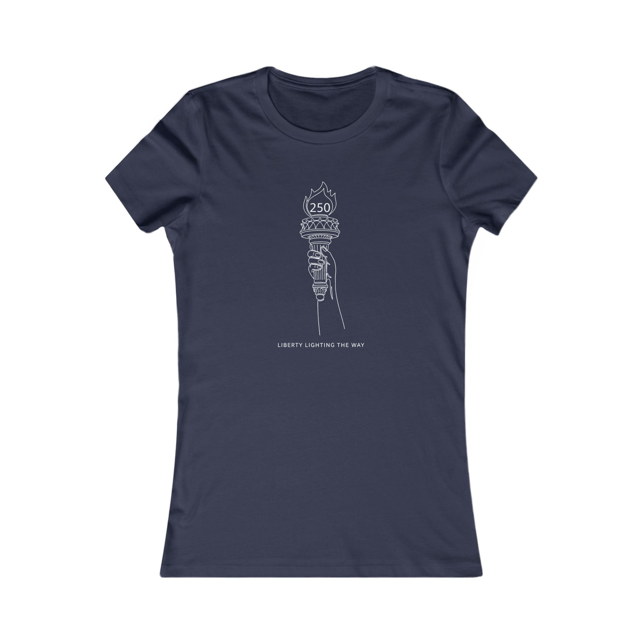 Women's Tee — Liberty Torch
