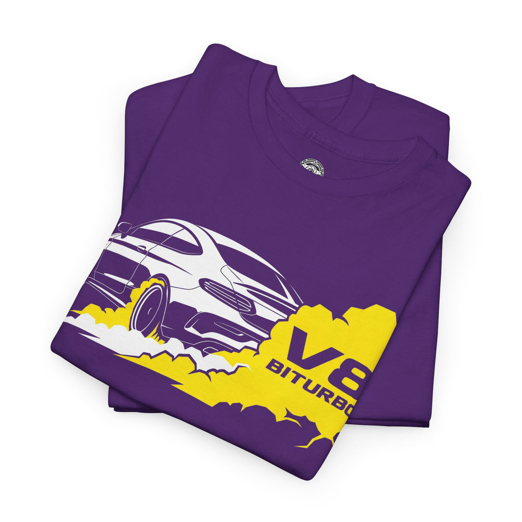 Unisex Heavy Cotton Tee — V8 Biturbo Burnout